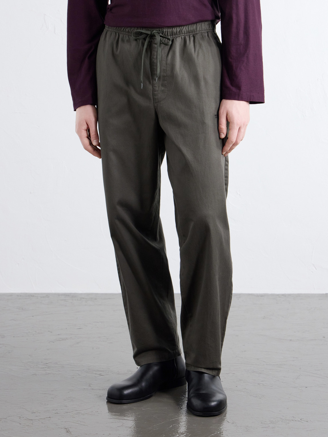 Straight-Leg Logo-Detailed Cotton-Twill Drawstring Sweatpants