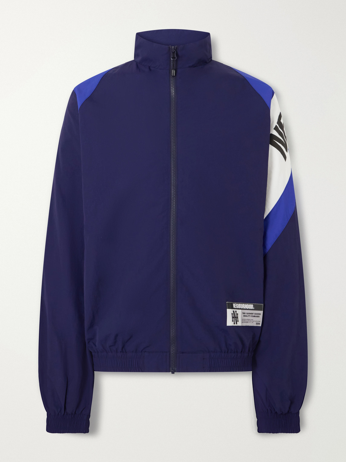 Logo-Print Colour-Block Taffeta Track Jacket