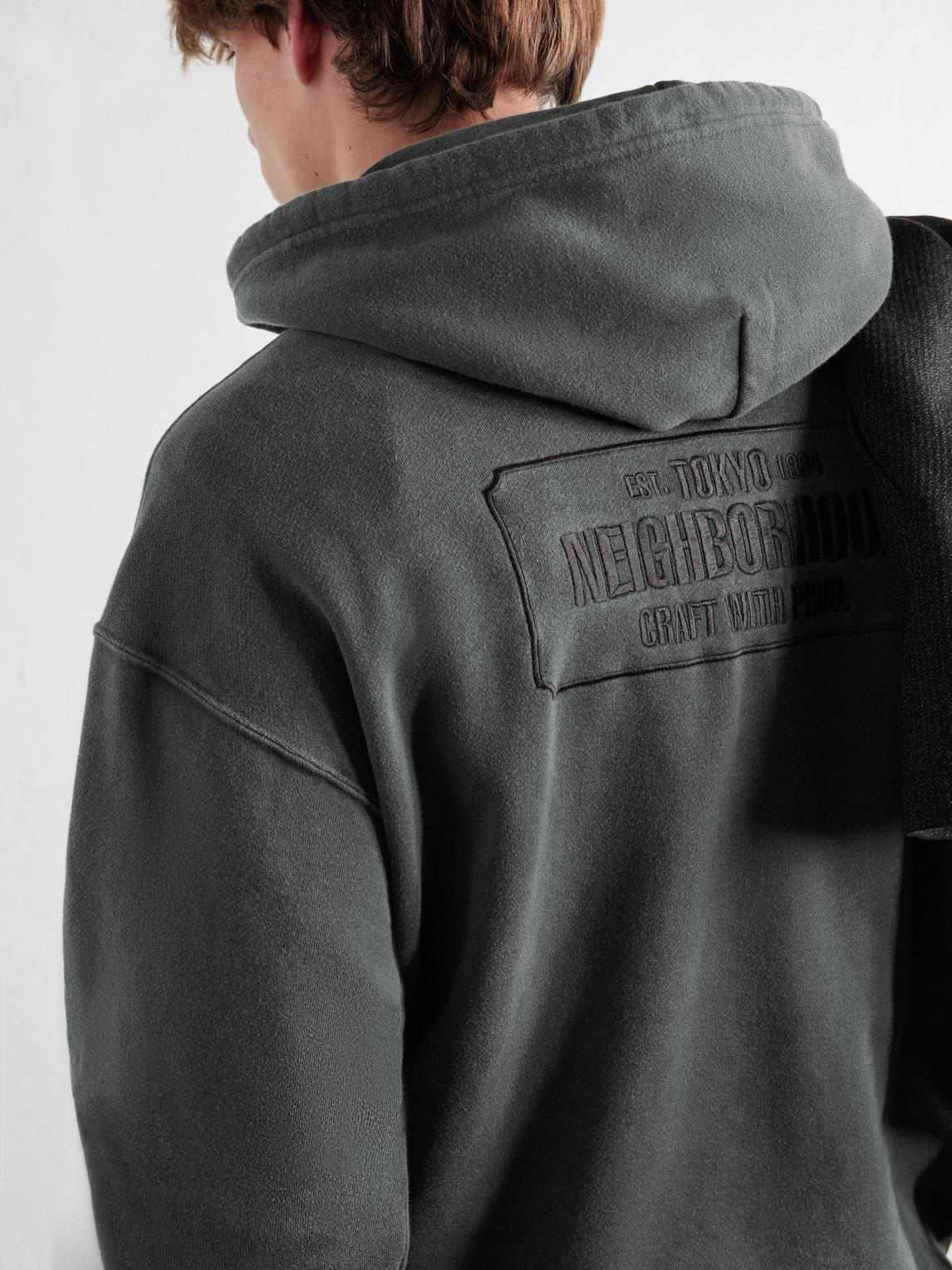 Logo-Embroidered Garment-Dyed Cotton-Jersey Hoodie