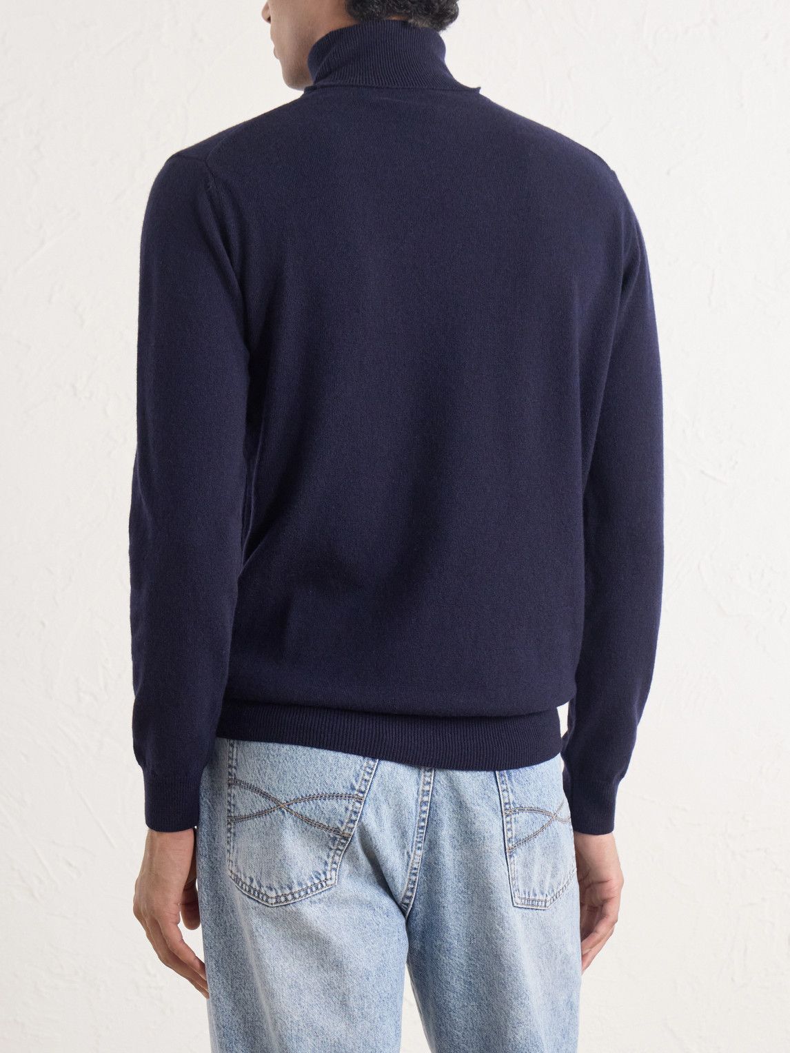 And Cashmere-Blend Rollneck Sweater