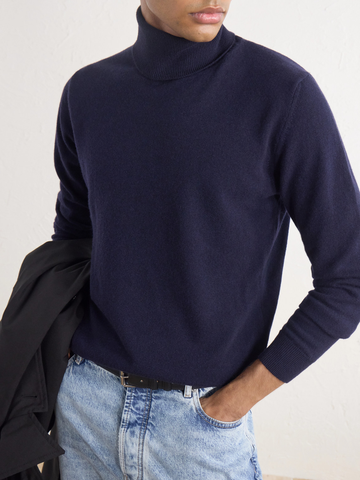 And Cashmere-Blend Rollneck Sweater