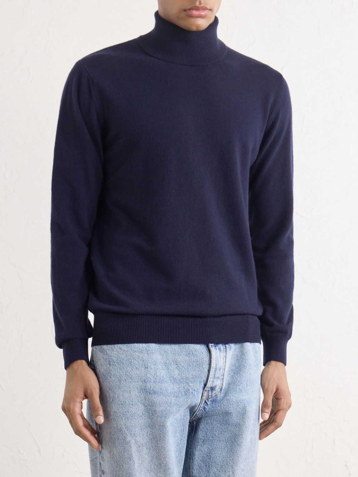 And Cashmere-Blend Rollneck Sweater