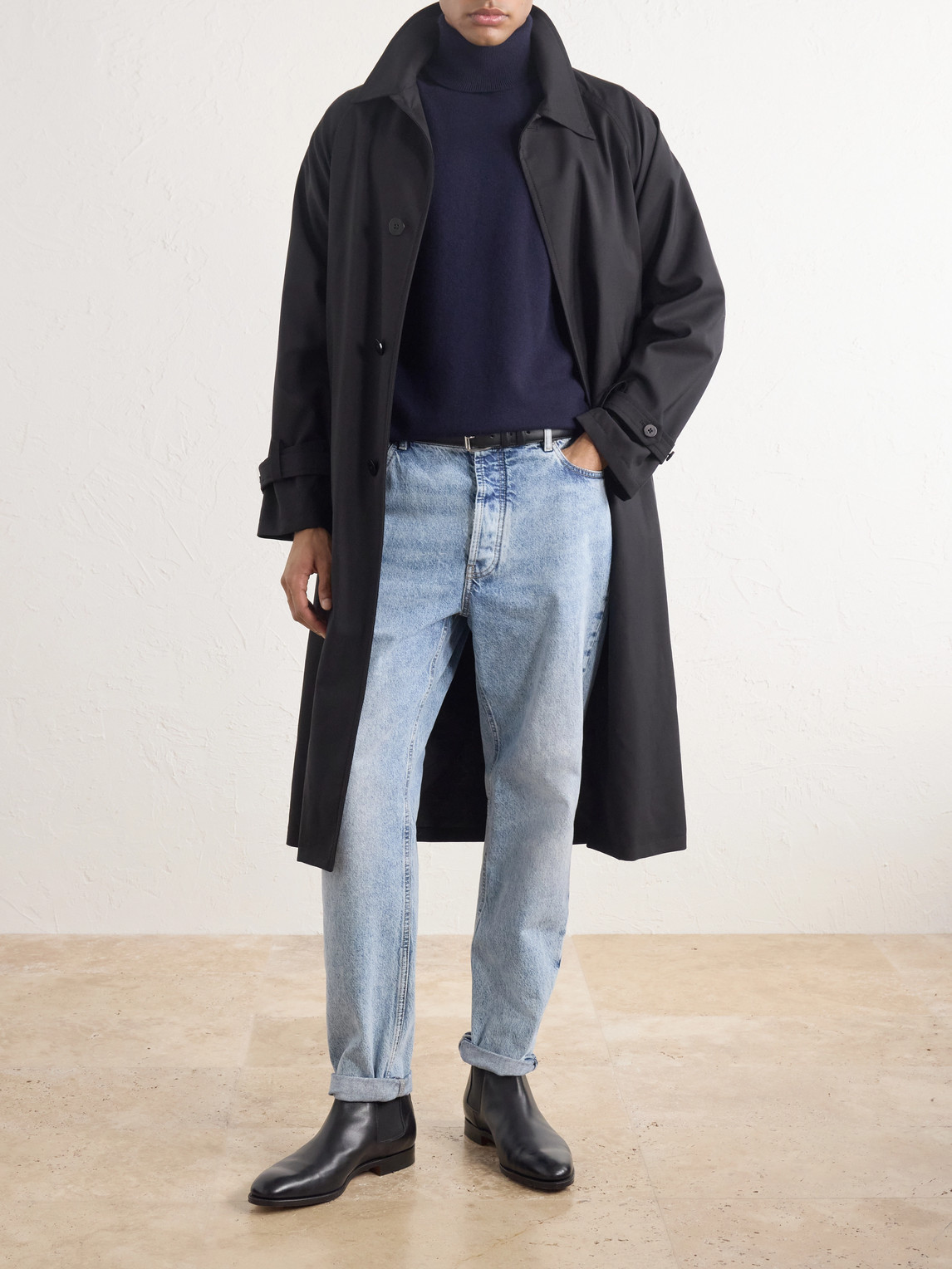 And Cashmere-Blend Rollneck Sweater