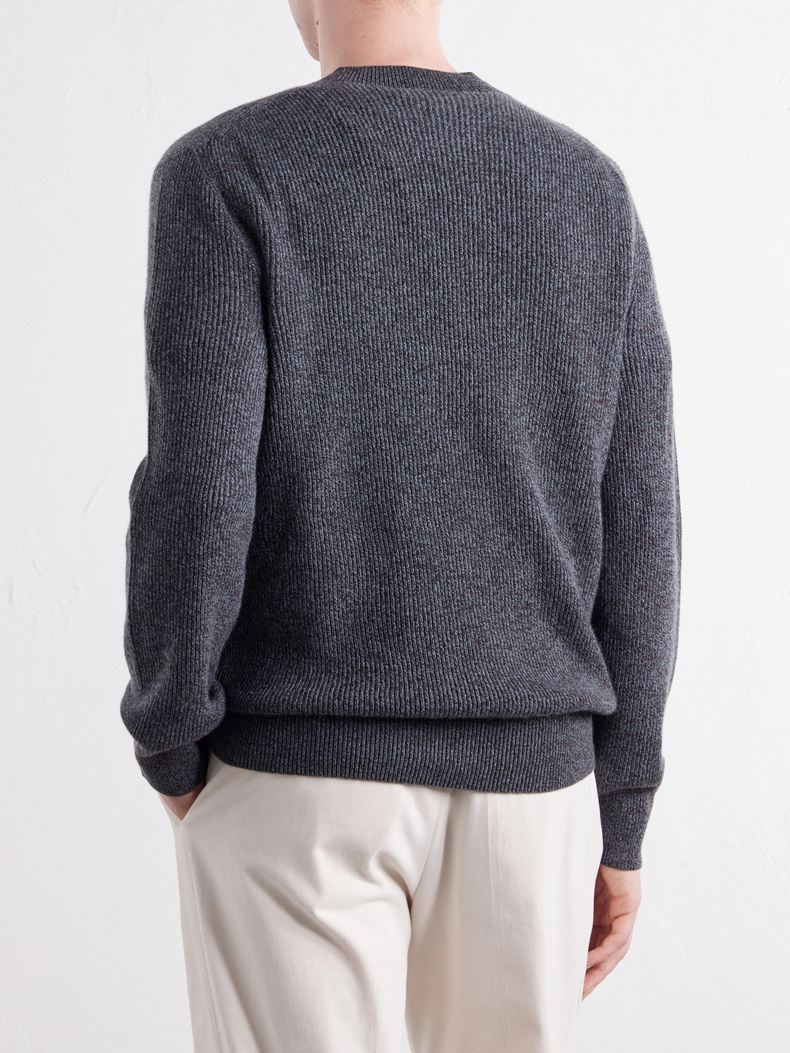 Ribbed Cashmere Sweater