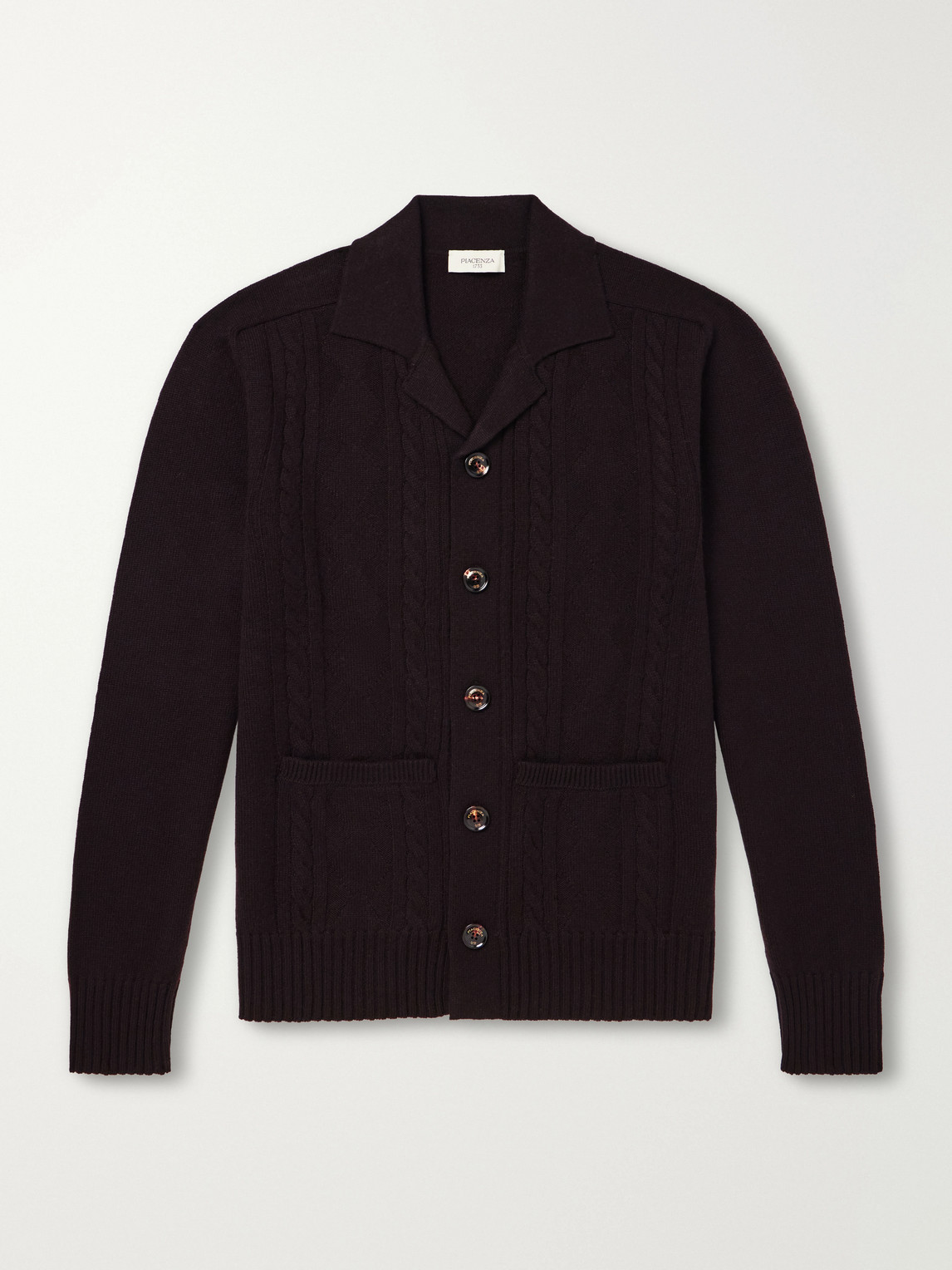 Cable-Knit Cashmere Cardigan