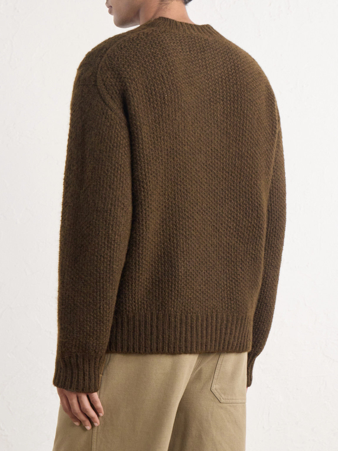 Cable-Knit Alpaca And Wool-Blend Sweater