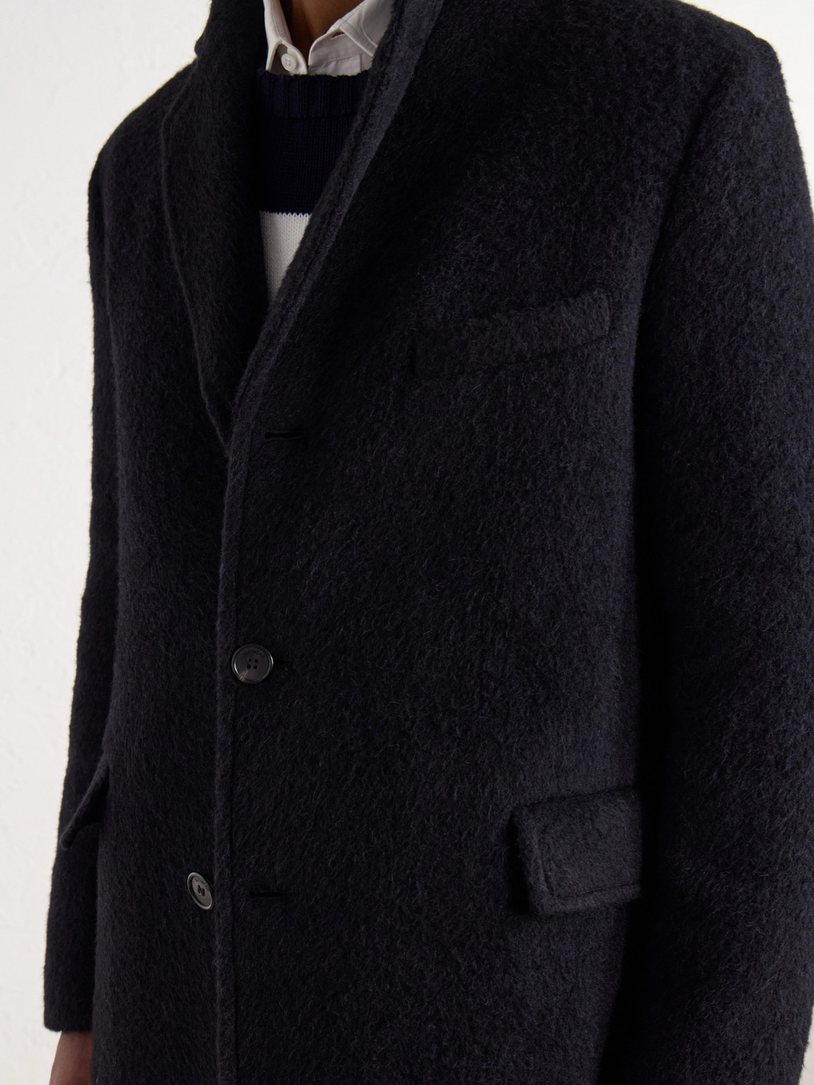 Montedoro Alpaca-Blend Bouclé Coat