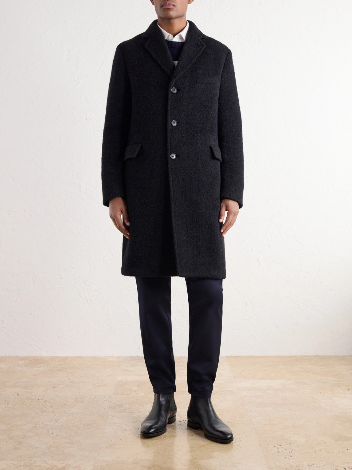 Montedoro Alpaca-Blend Bouclé Coat