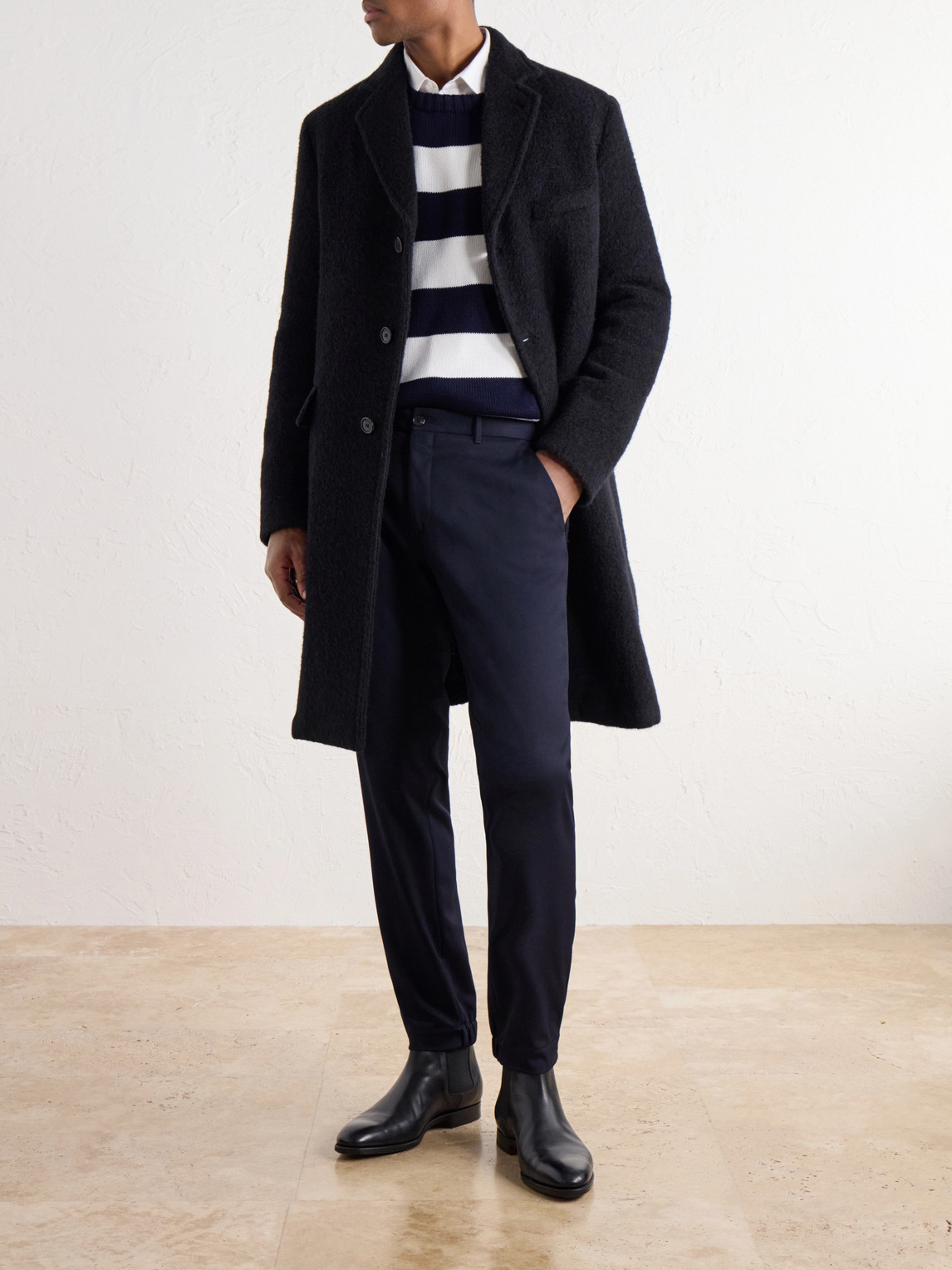 Montedoro Alpaca-Blend Bouclé Coat