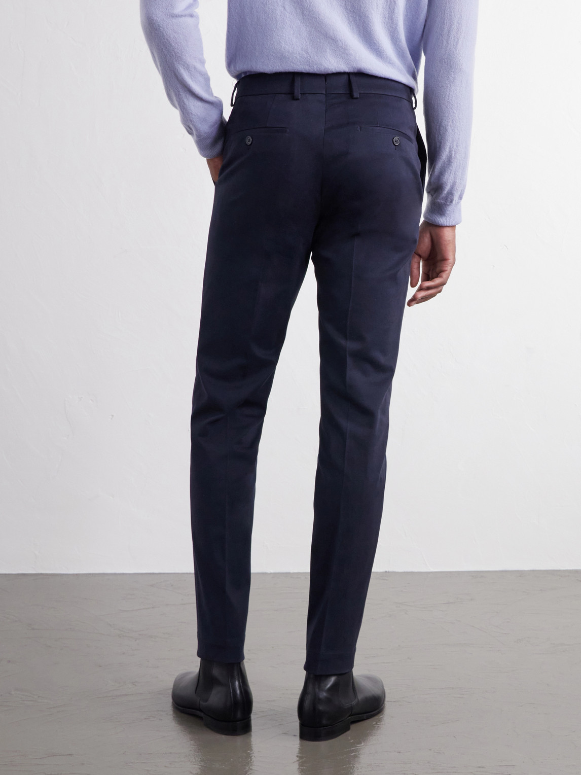 Incotex Tapered Stretch-Cotton Gabardine Suit Trousers