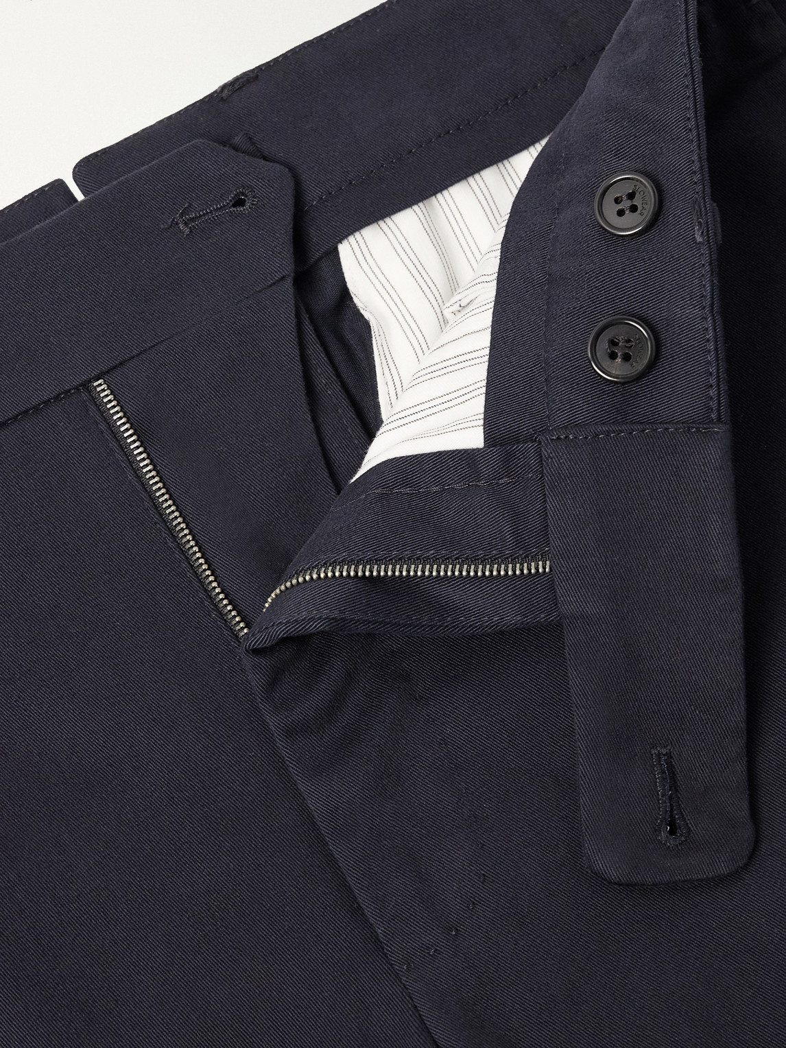 Incotex Tapered Stretch-Cotton Gabardine Suit Trousers