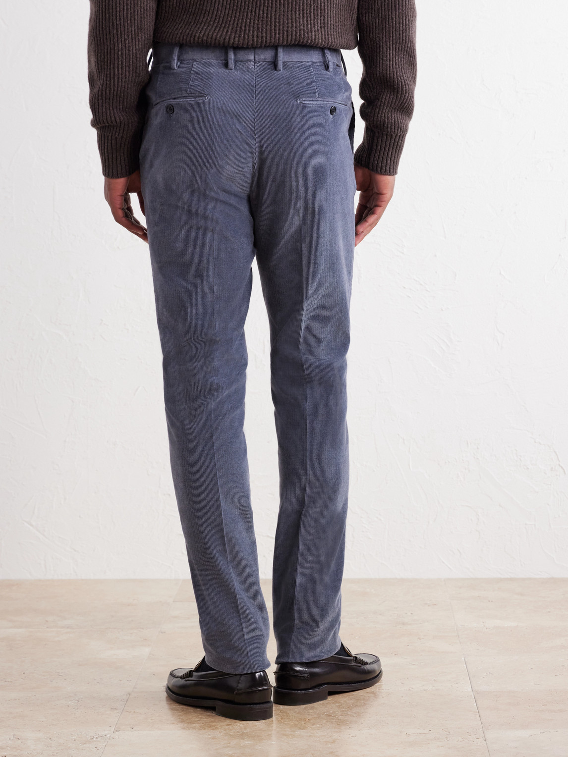 Incotex Tapered Cotton-Blend Corduroy
