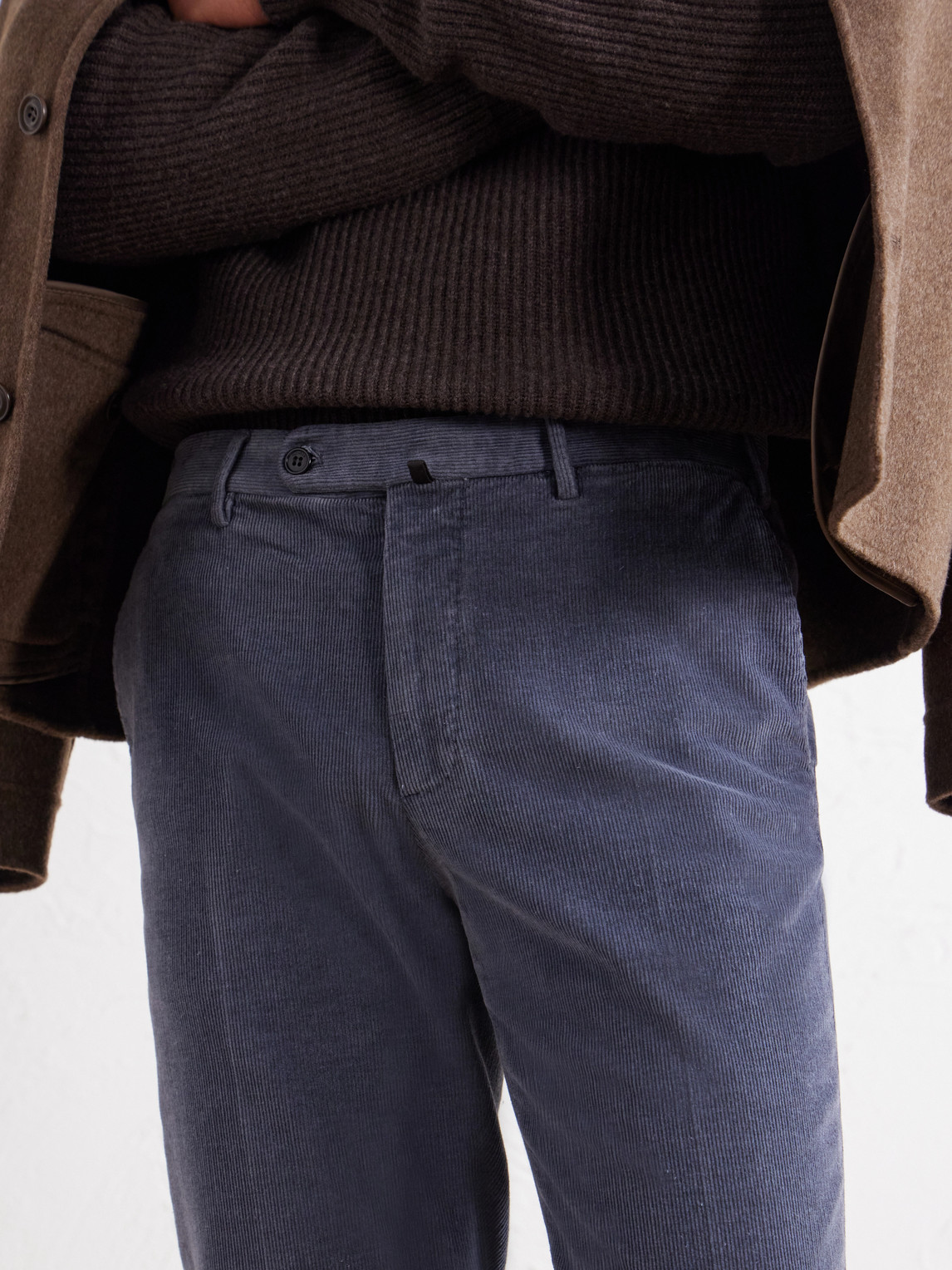 Incotex Tapered Cotton-Blend Corduroy
