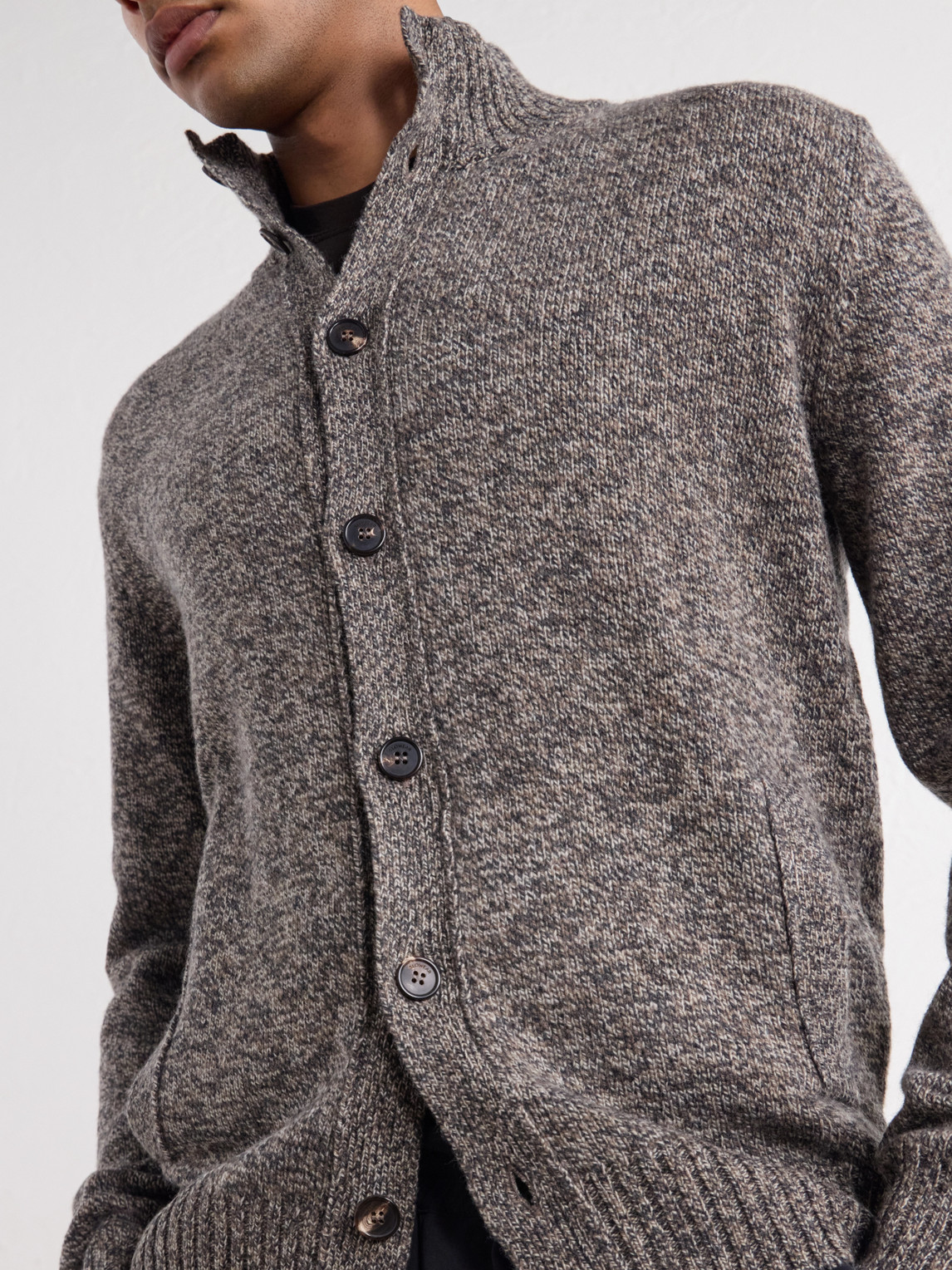 Zanone Turtleneck Virgin Cardigan