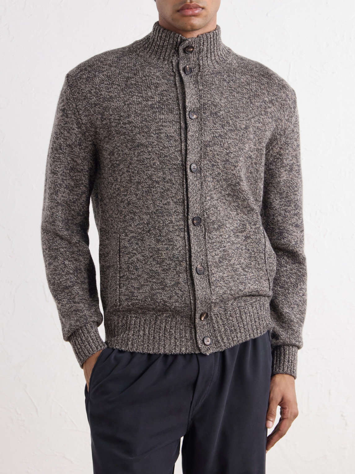 Zanone Turtleneck Virgin Cardigan