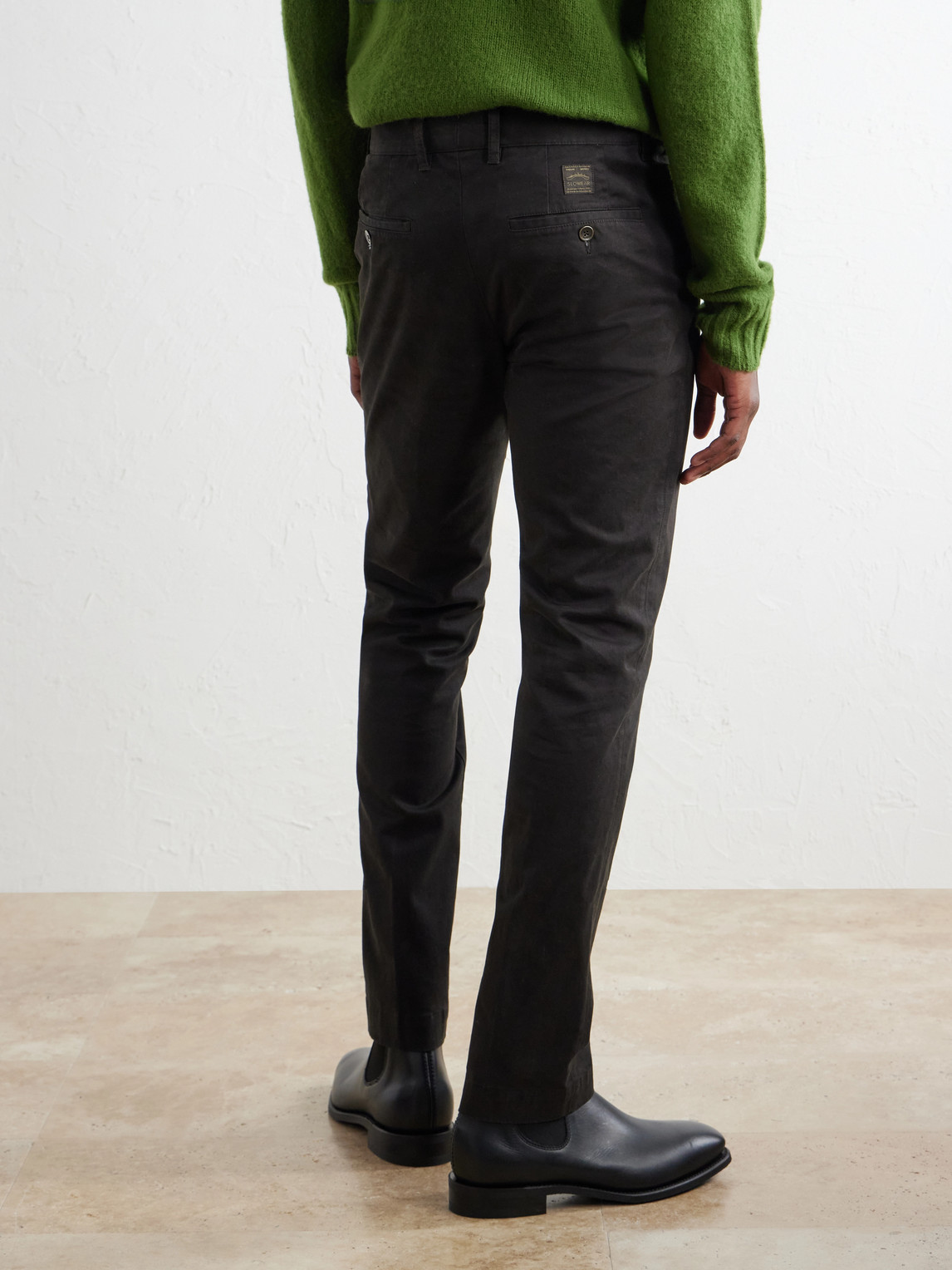 Incotex Straight-Leg Cotton-Blend Twill Trousers