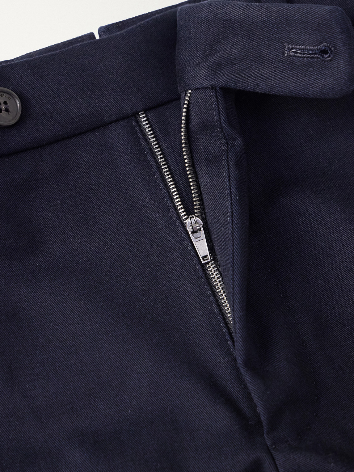 Incotex Straight-Leg Wool-Canvas Trousers