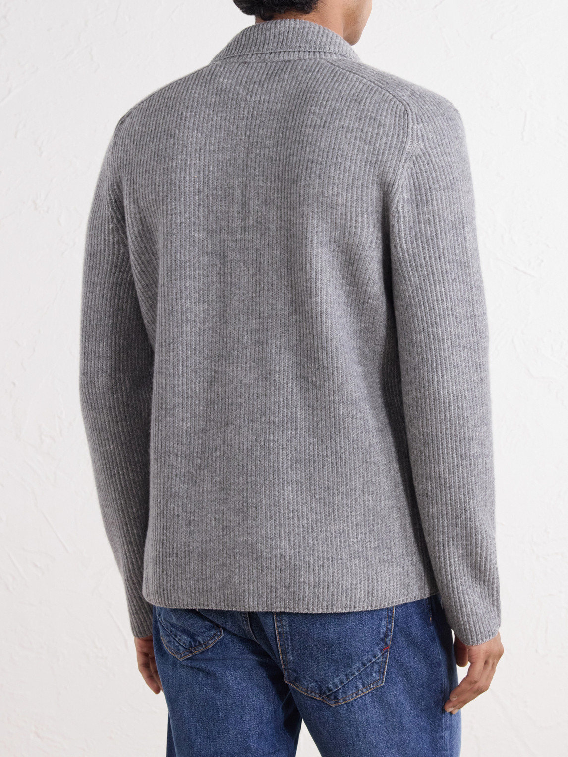 Zanone Ribbed Virgin Blazer
