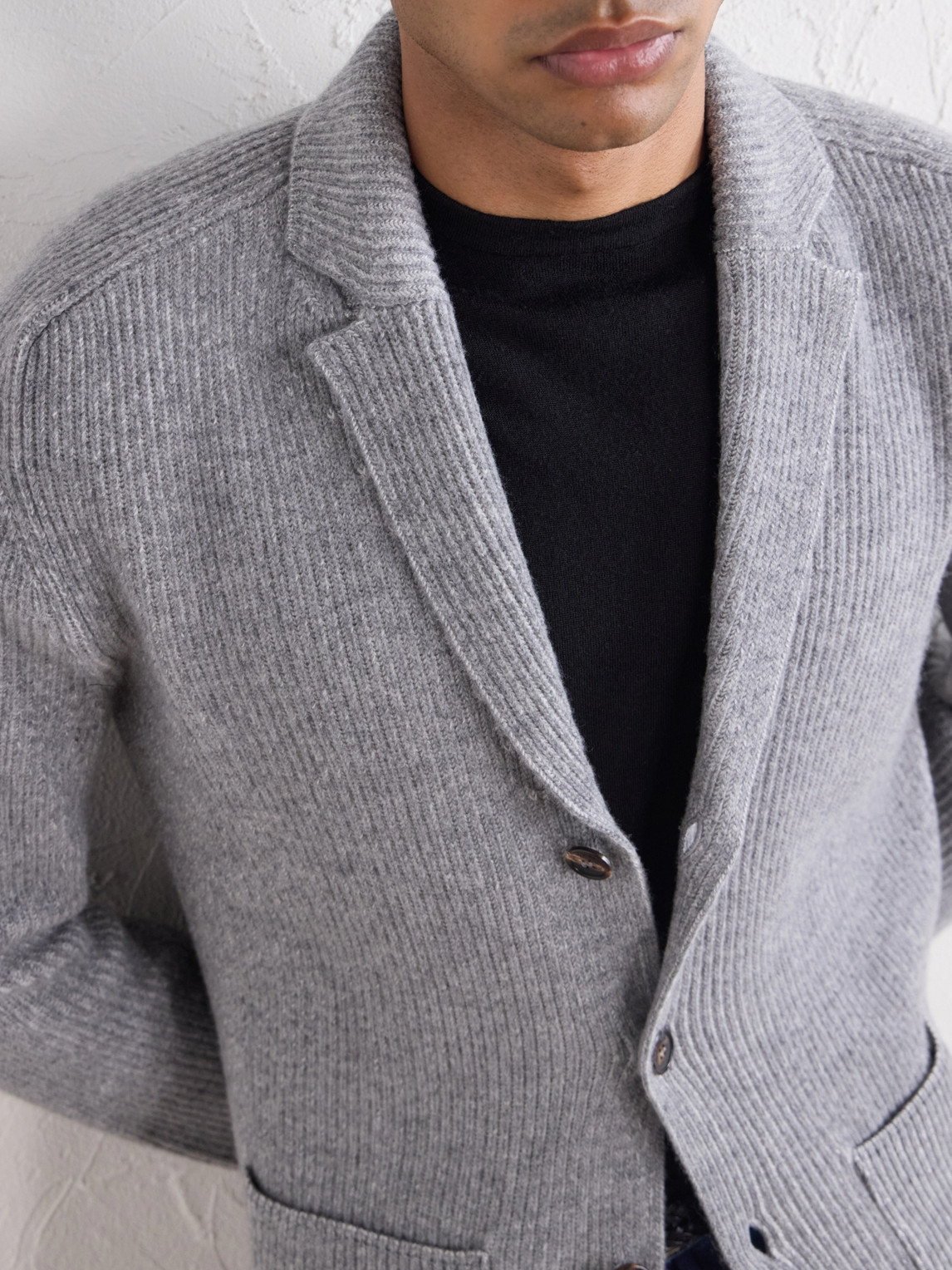 Zanone Ribbed Virgin Blazer