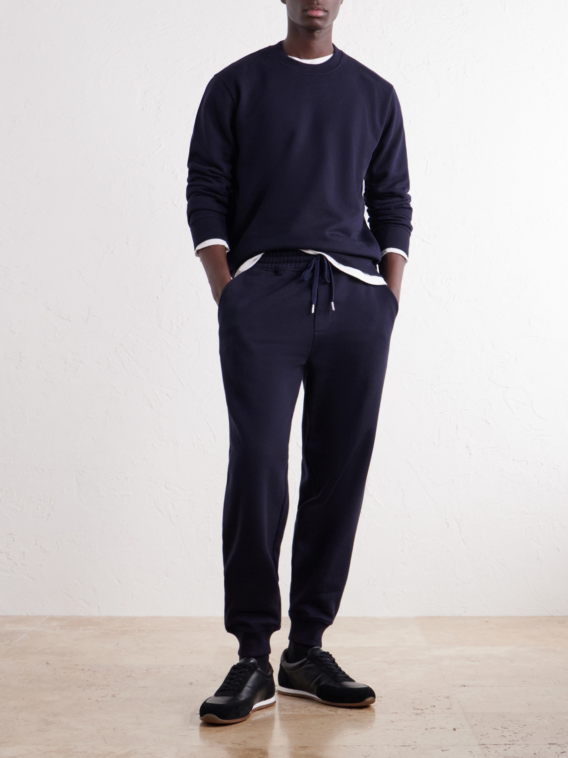Zanone Cotton And Cashmere-Blend Jersey Sweatshirt