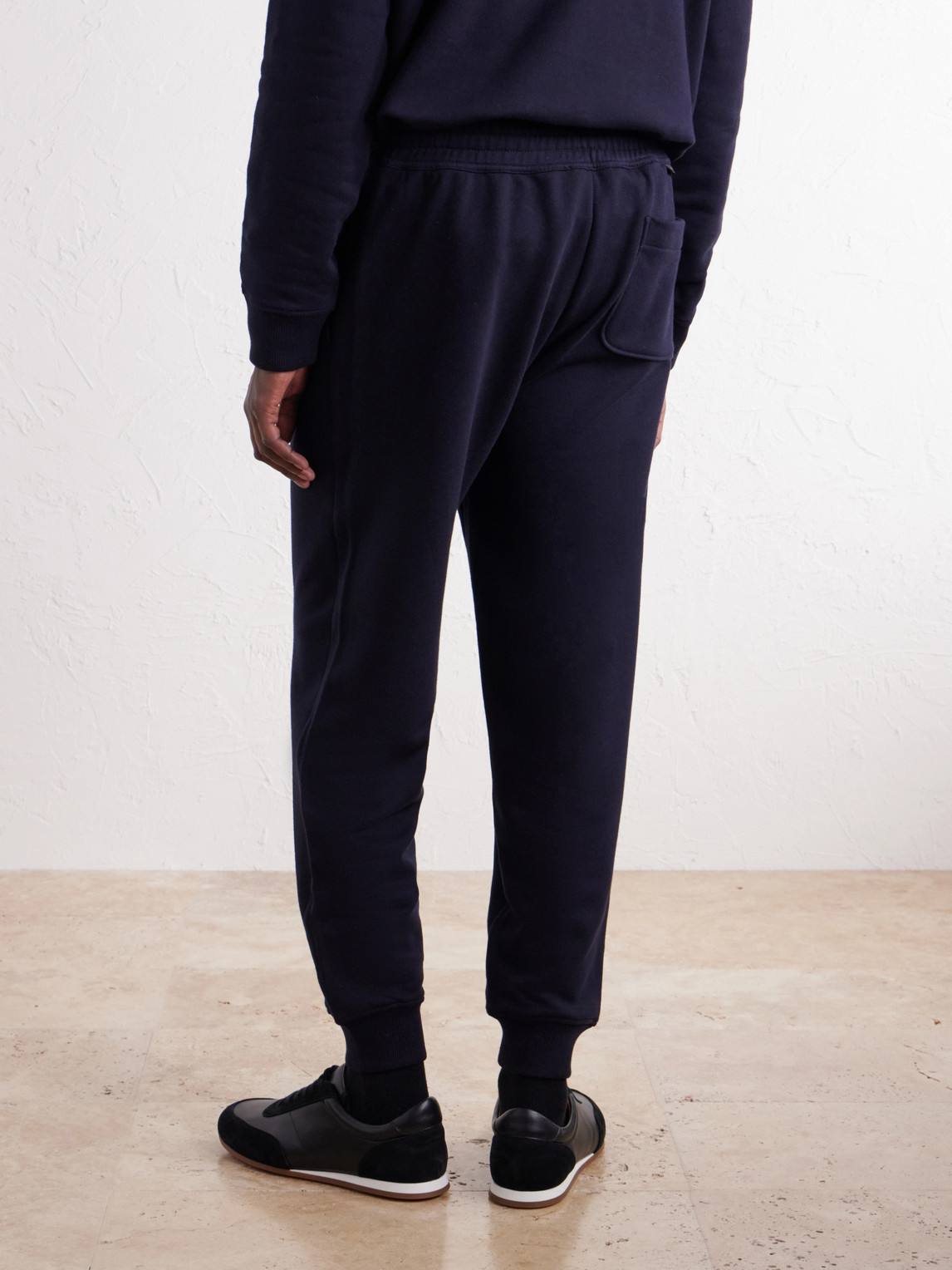 Zanone Tapered Cotton And Cashmere-Blend Jersey Sweatpants