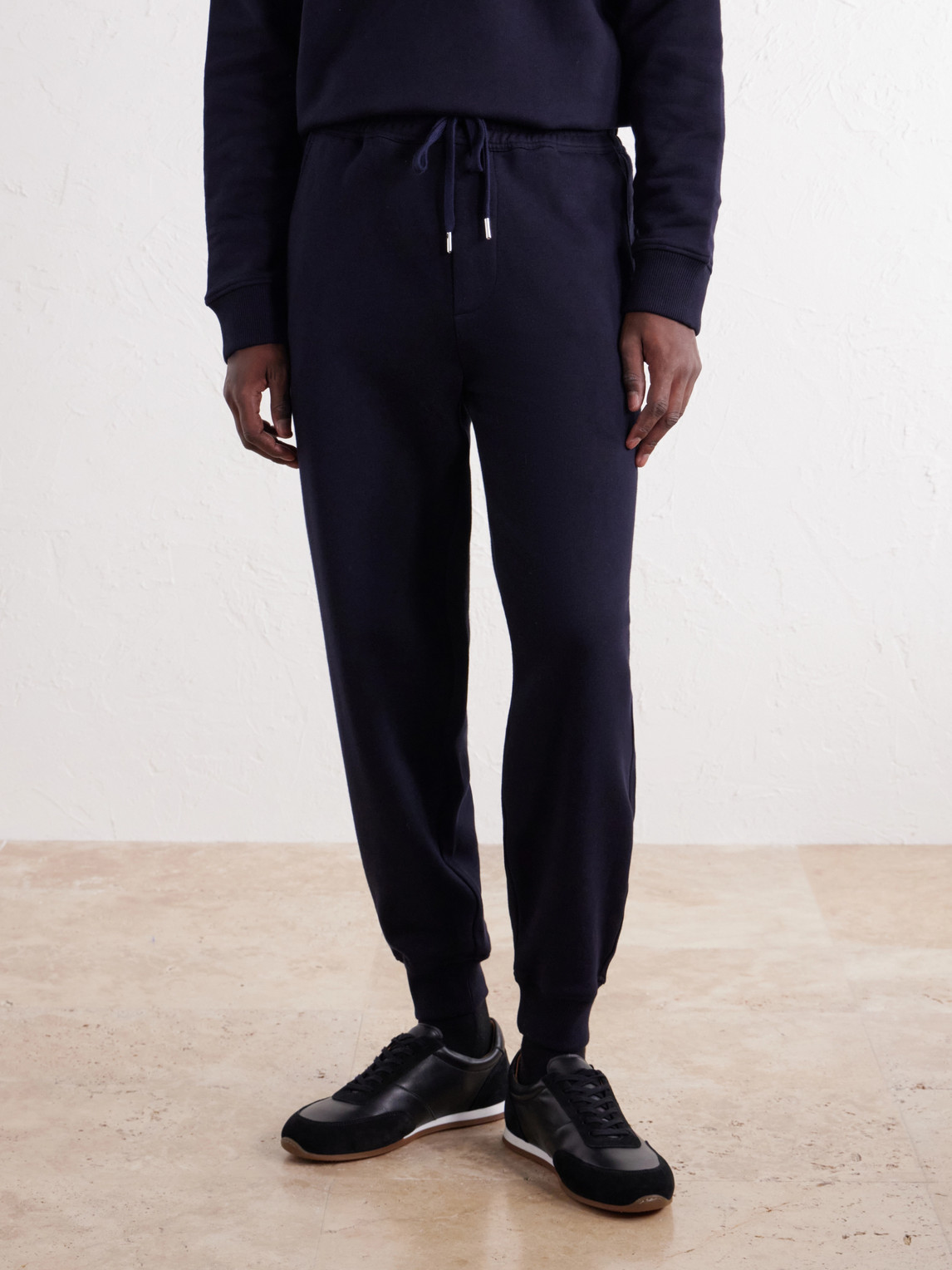 Zanone Tapered Cotton And Cashmere-Blend Jersey Sweatpants