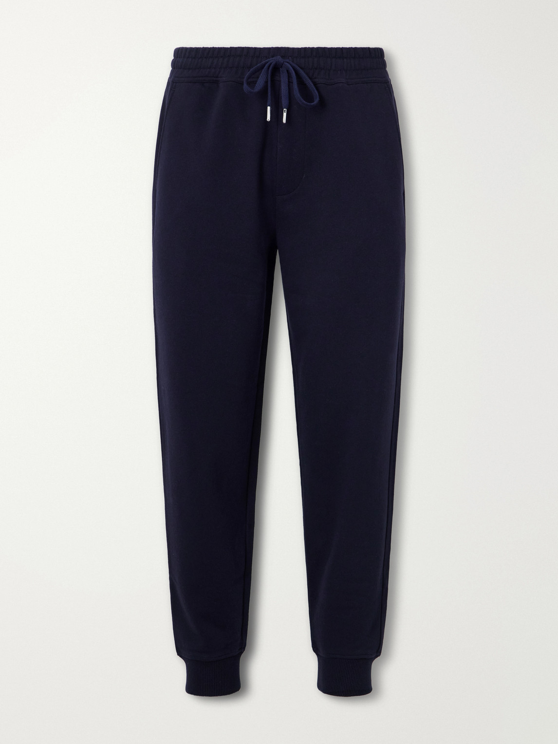 Zanone Tapered Cotton And Cashmere-Blend Jersey Sweatpants