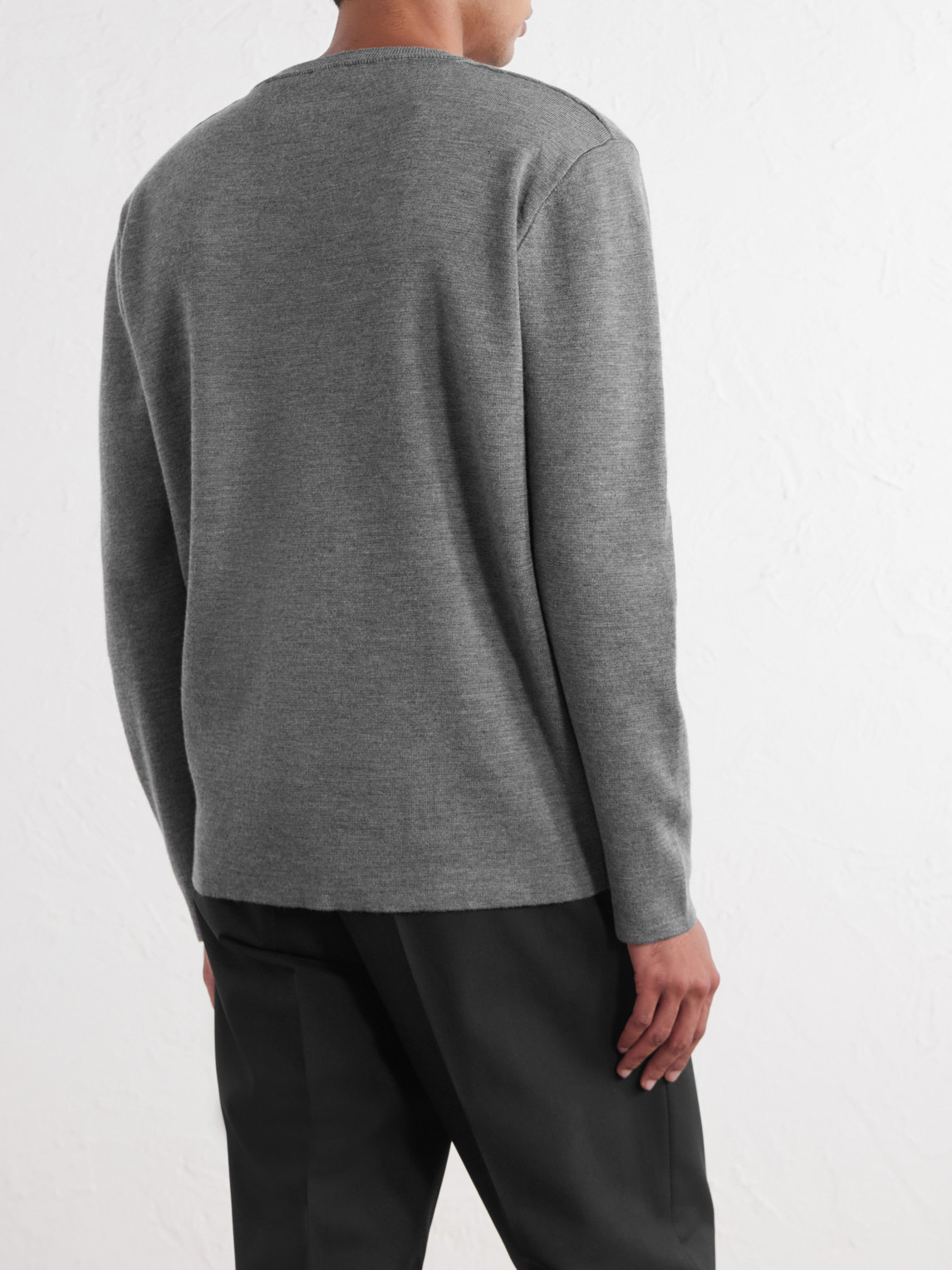 Zanone Slim-Fit Milano Stitch Virgin Sweater