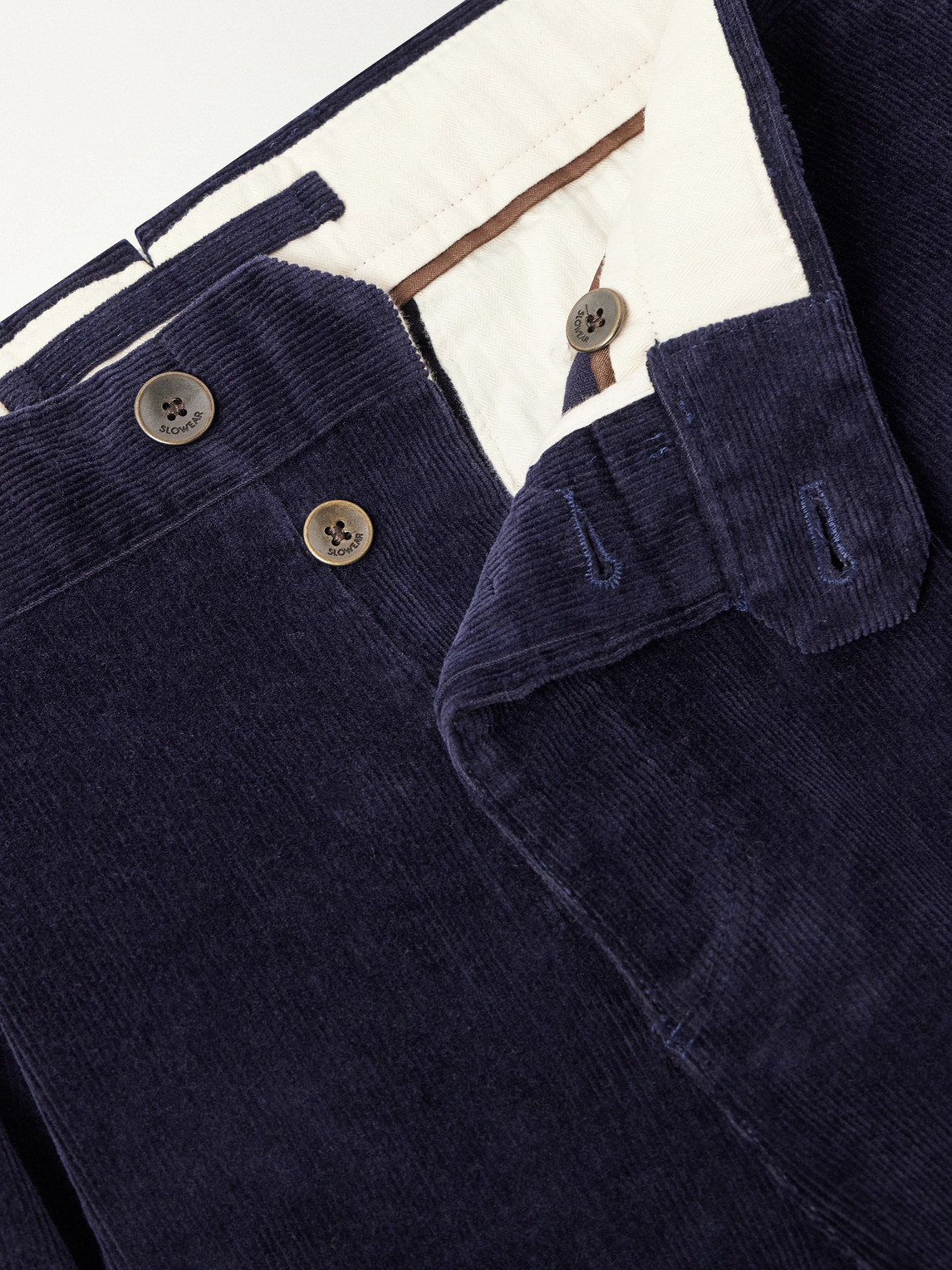 Incotex Straight-Leg Stretch Cotton- Corduroy