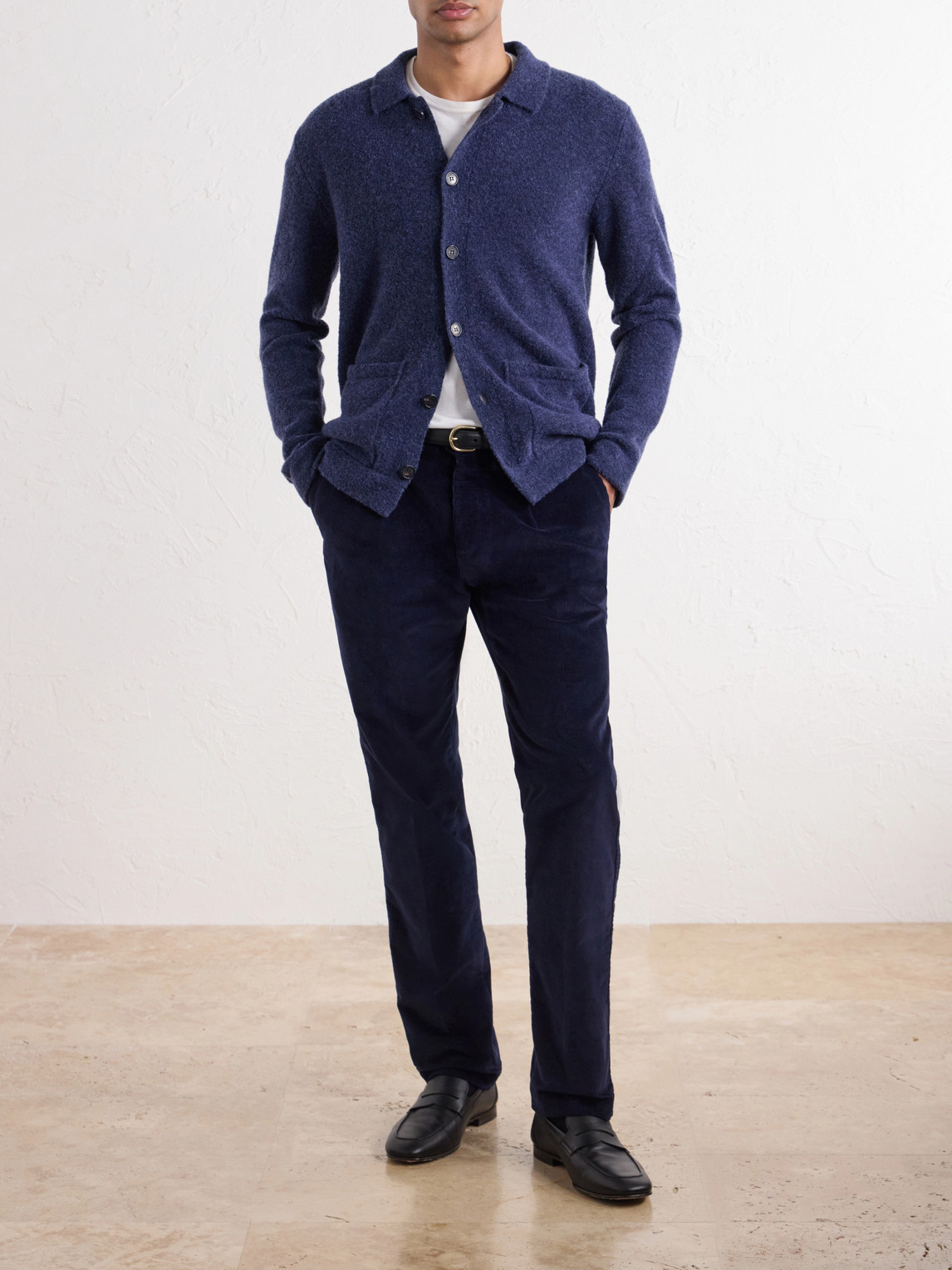 Incotex Straight-Leg Stretch Cotton- Corduroy