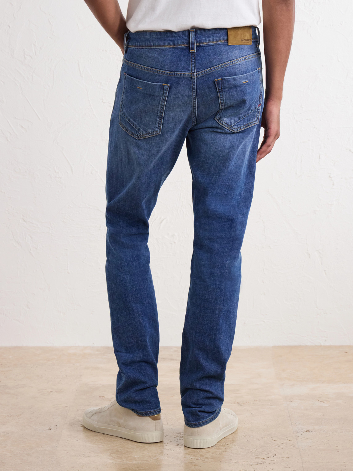 Straight-Leg Stretch Jeans