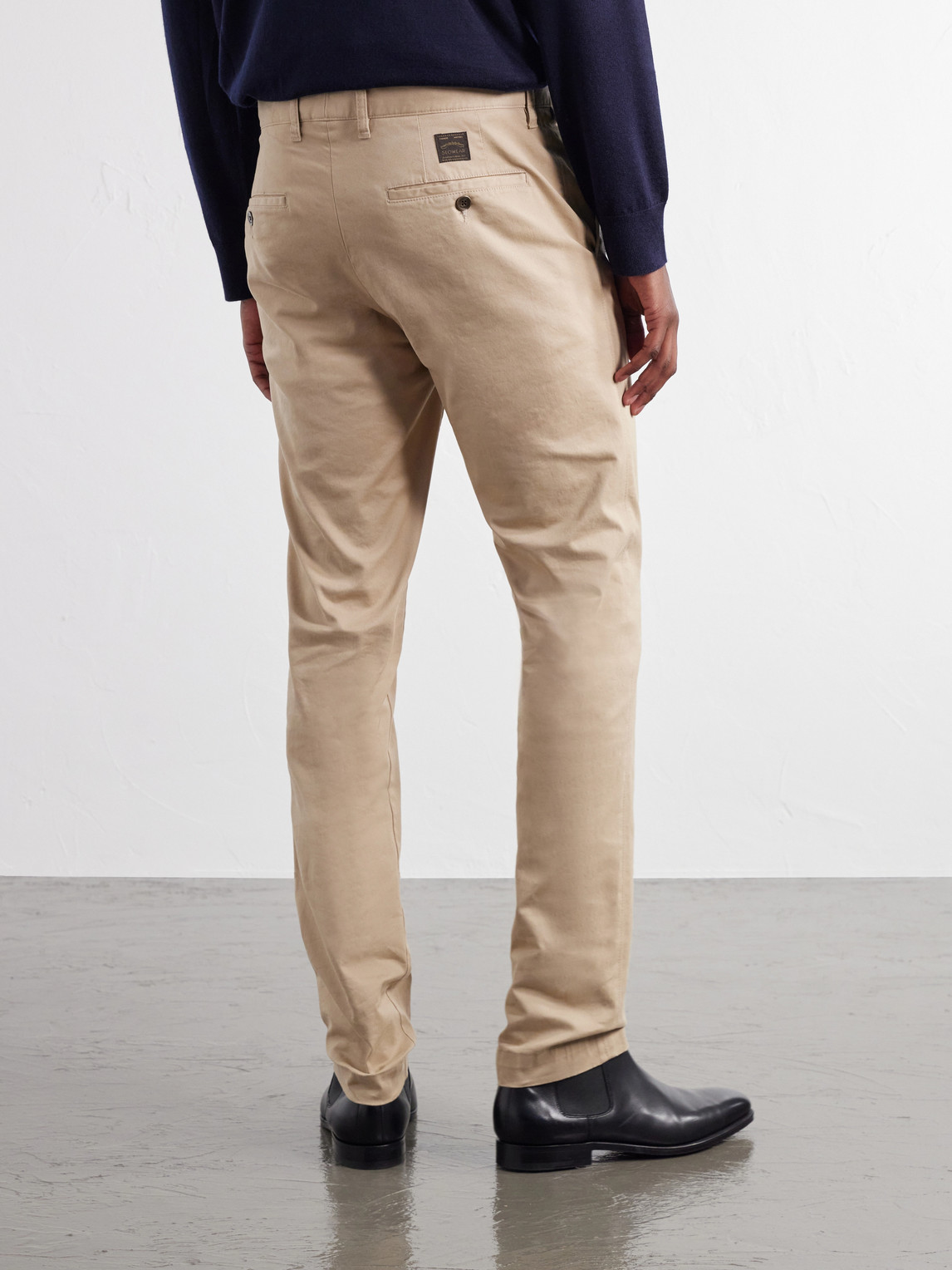 Incotex Straight-Leg Cotton-Blend Twill Trousers