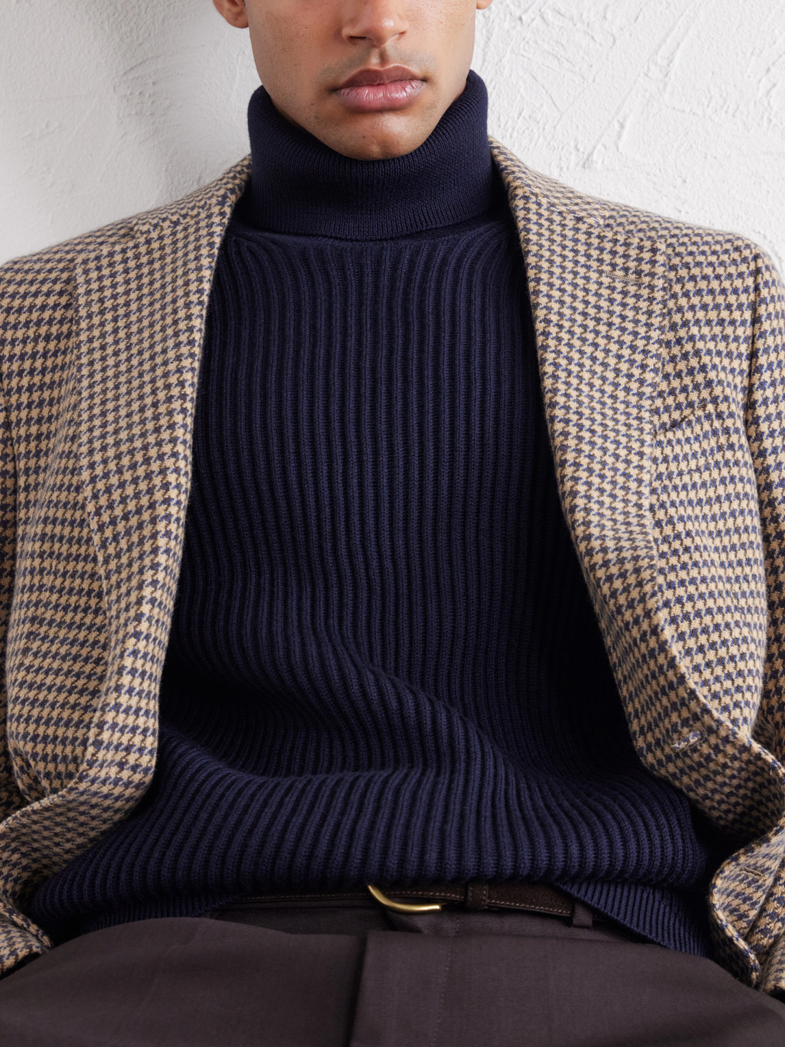 Zanone Slim-Fit Ribbed Virgin Wool Rollneck Sweater