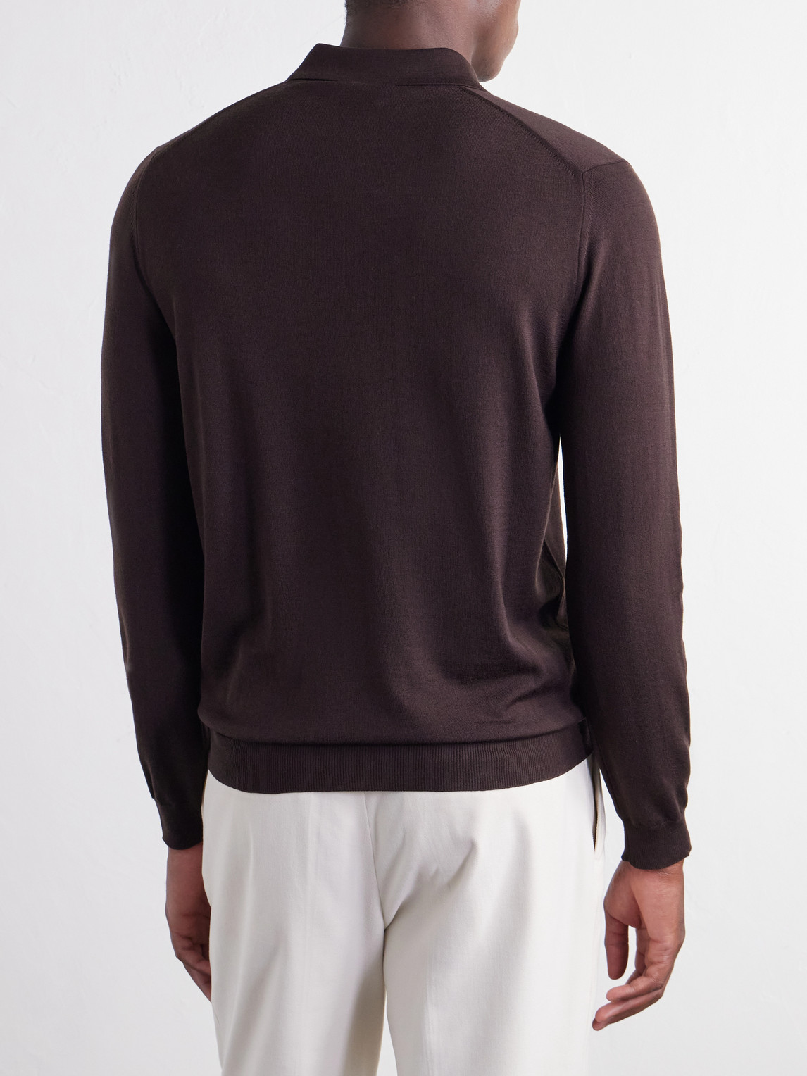 Zanone Slim-Fit Flexwool Polo Shirt