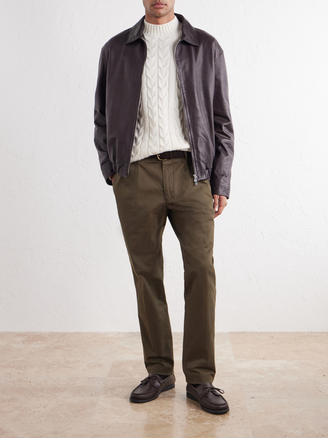 Zanone Slim-Fit Cable-Knit Virgin Sweater