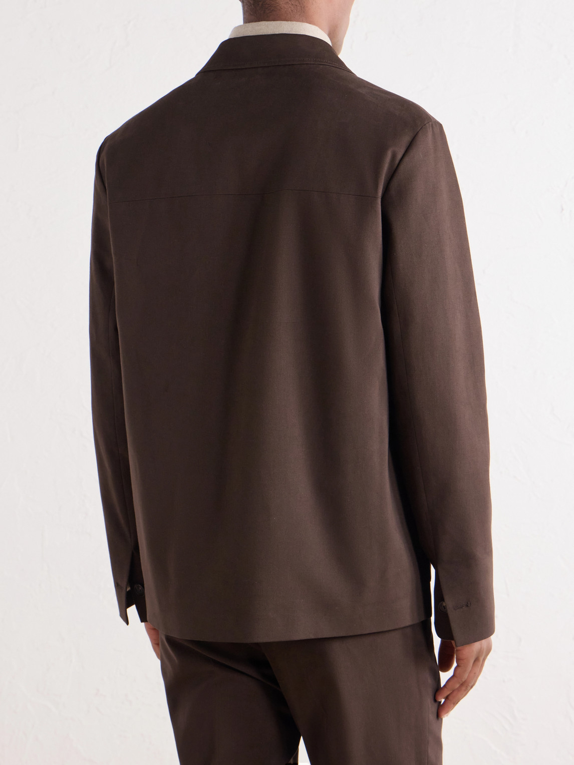 Cotton And Cashmere-Blend Gabardine Blouson Jacket