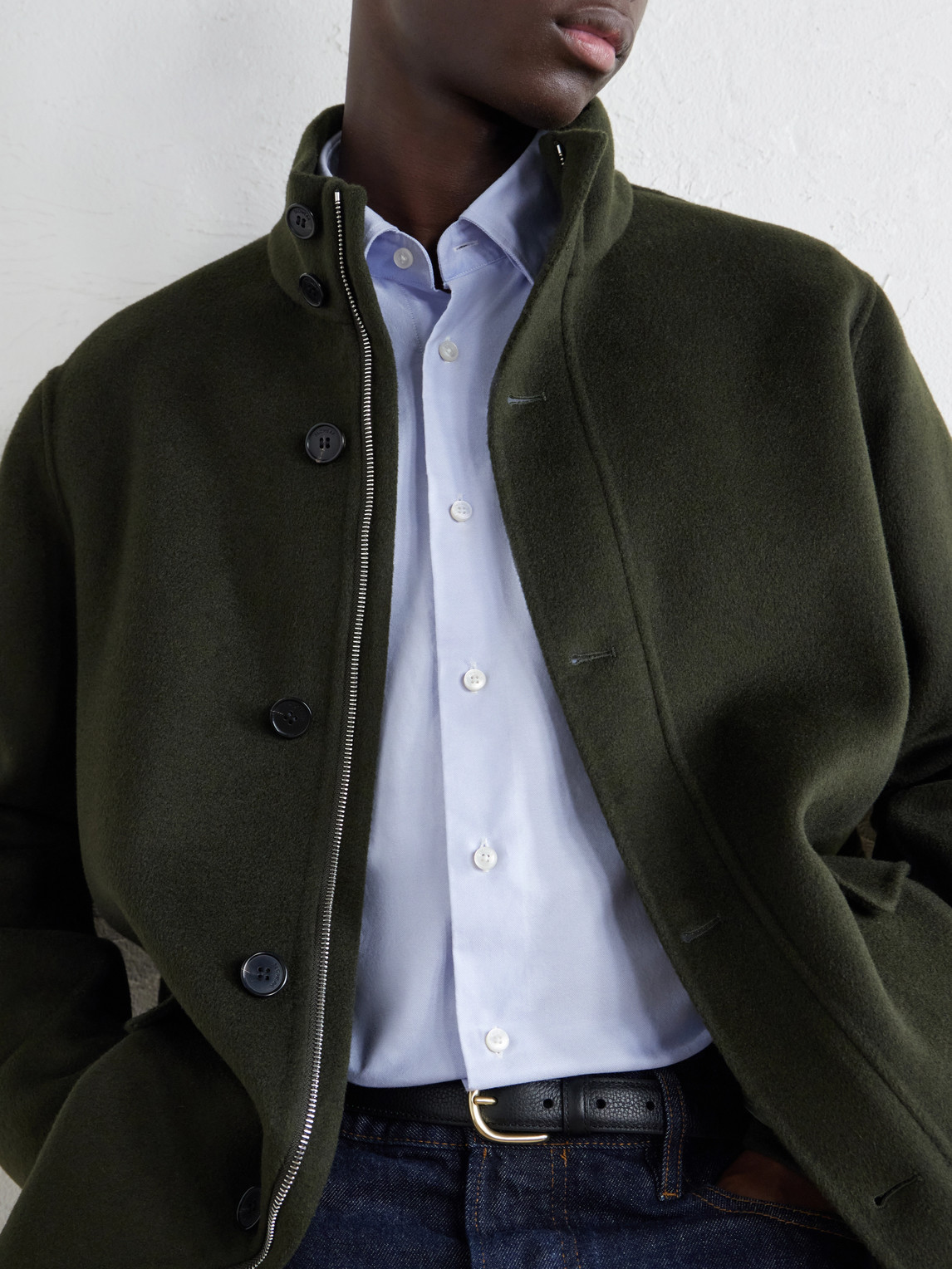 Glanshirt Cotton-Oxford Shirt