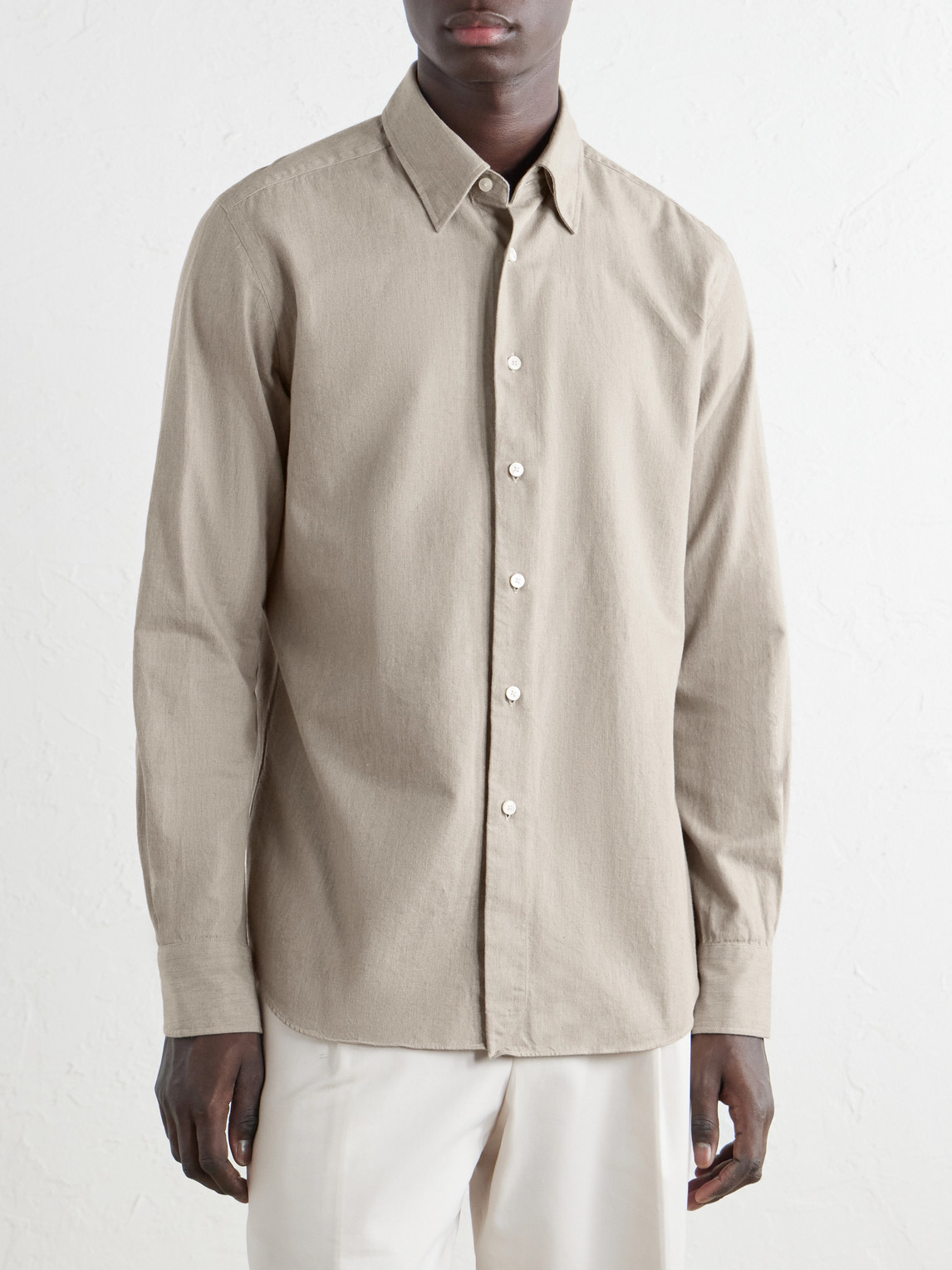 Glanshirt Cotton-Twill Shirt