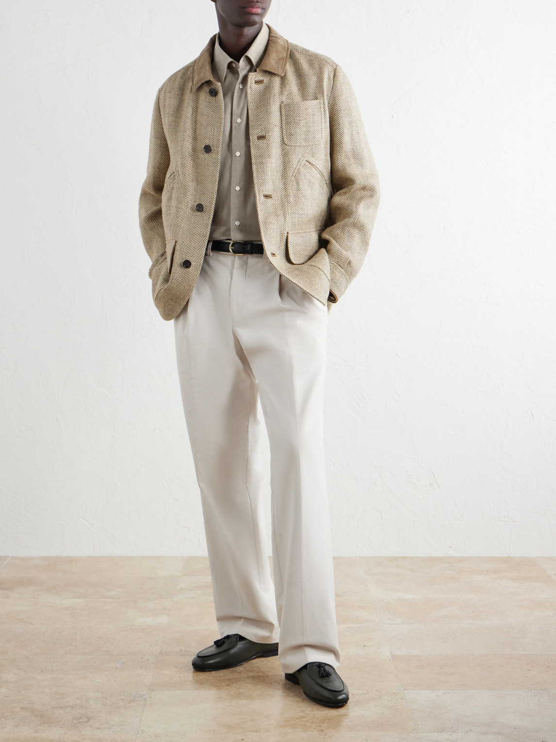 Glanshirt Cotton-Twill Shirt