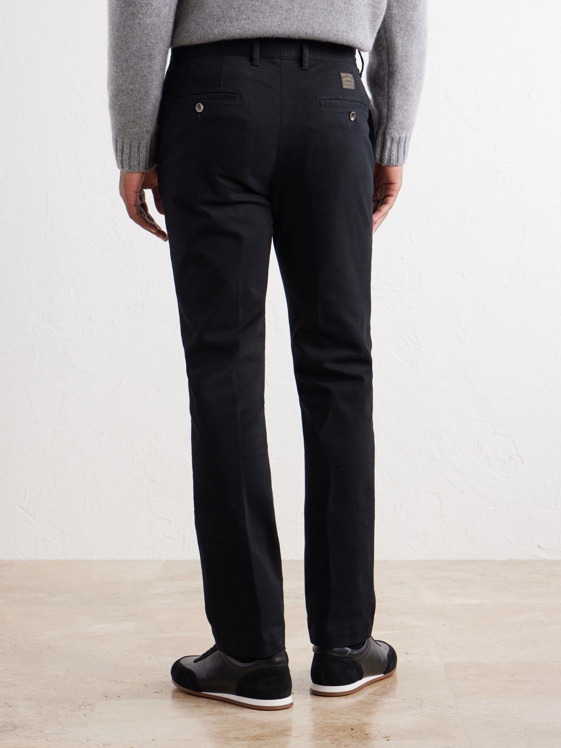 Incotex Straight-Leg Cotton-Blend Twill Trousers