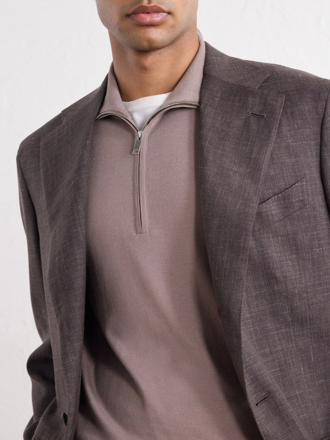 Zanone Flexwool Half-Zip Sweater
