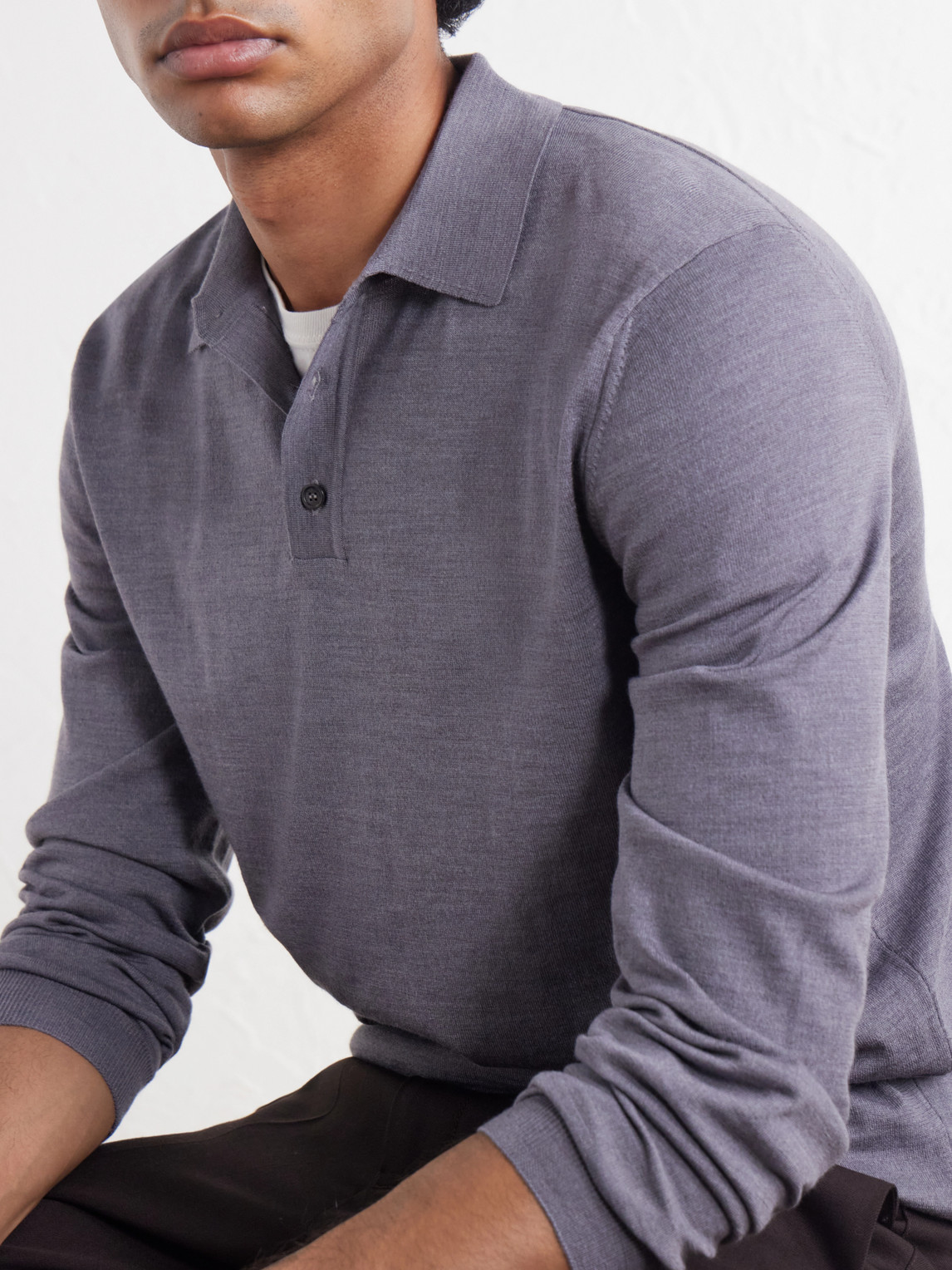 Zanone Slim-Fit Flexwool Polo Shirt