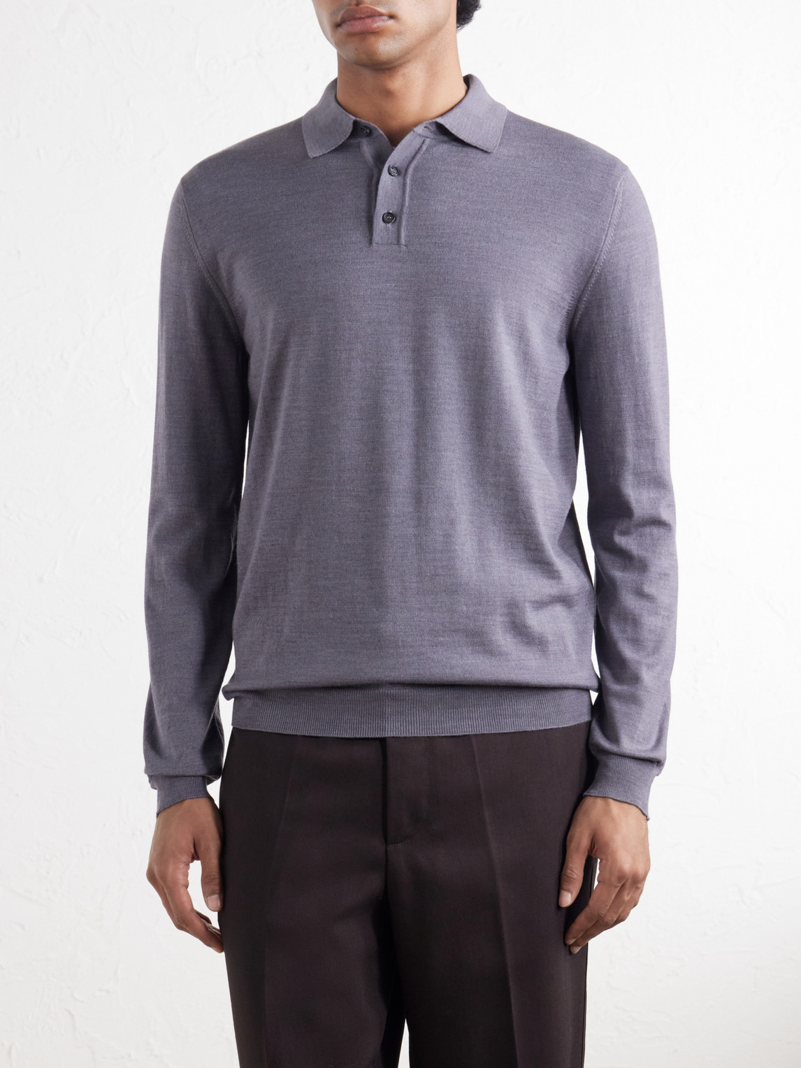 Zanone Slim-Fit Flexwool Polo Shirt