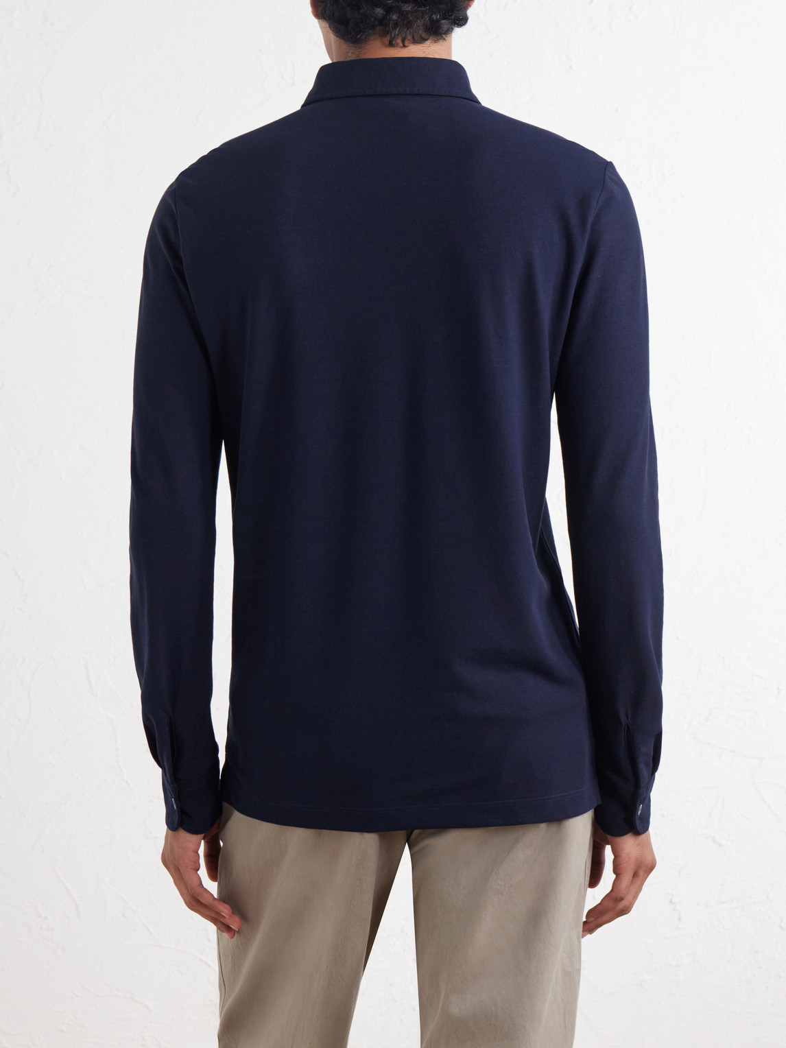 Zanone Slim-Fit Icecotton Piqué Polo Shirt