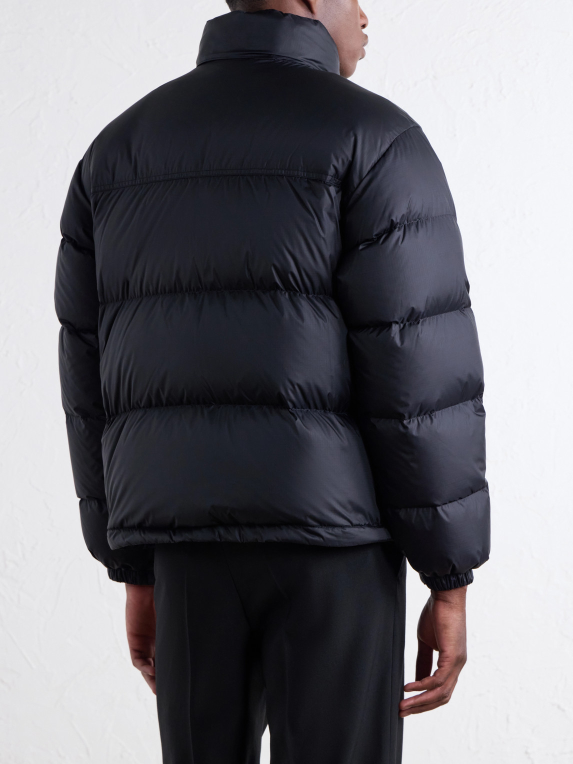 Highlands Logo-Embroidered Quilted Shell Down Jacket
