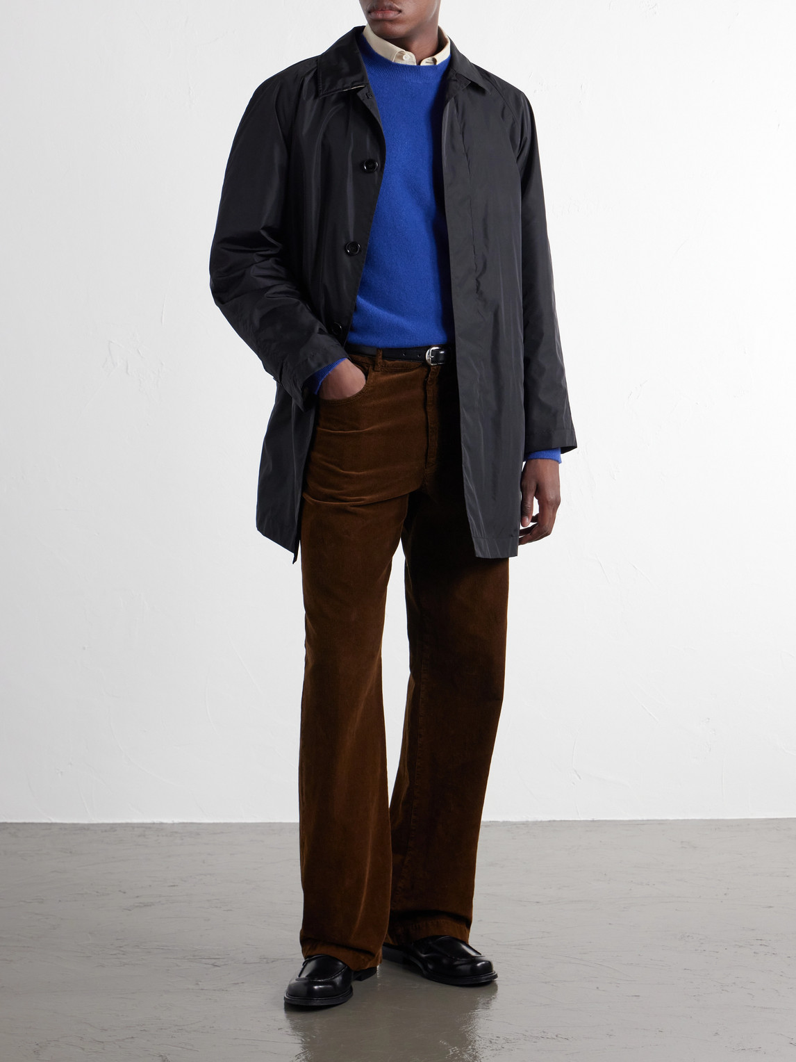 Logo-Embroidered Cashmere-Blend Sweater