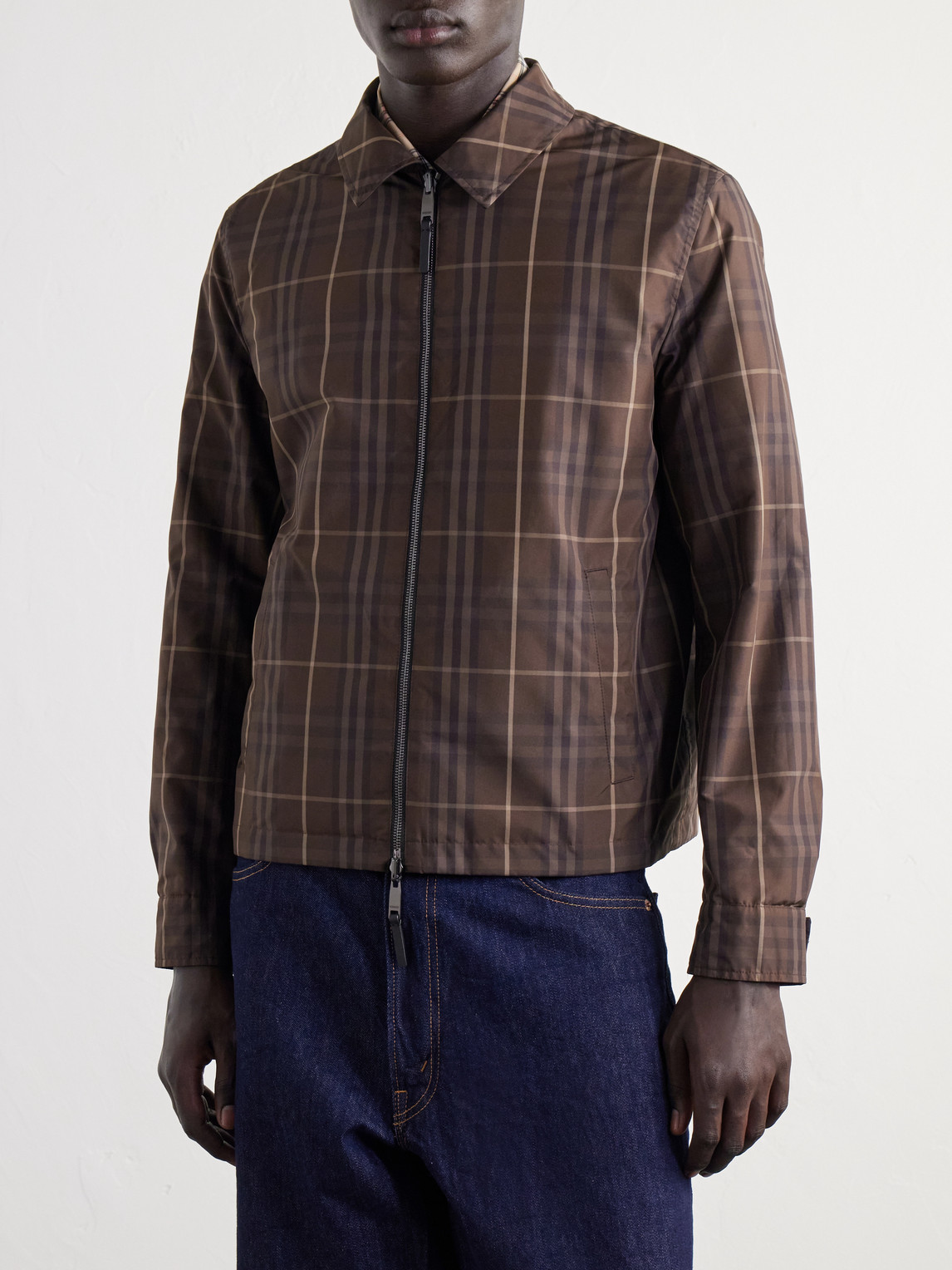 Logo-Appliquéd Shell Jacket