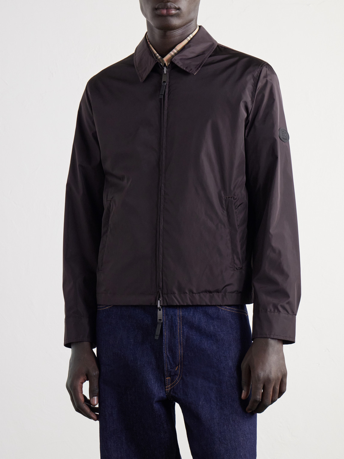 Logo-Appliquéd Shell Jacket