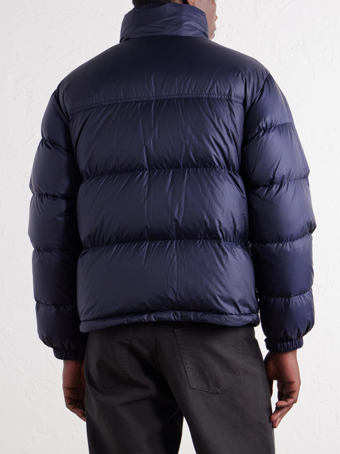 Highlands Logo-Embroidered Quilted Shell Down Jacket
