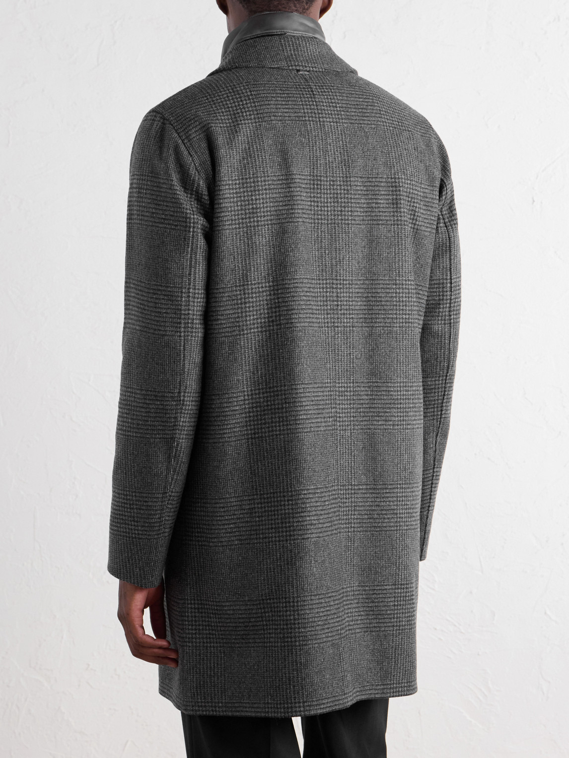 Padded Wool-Blend Tweed Coat